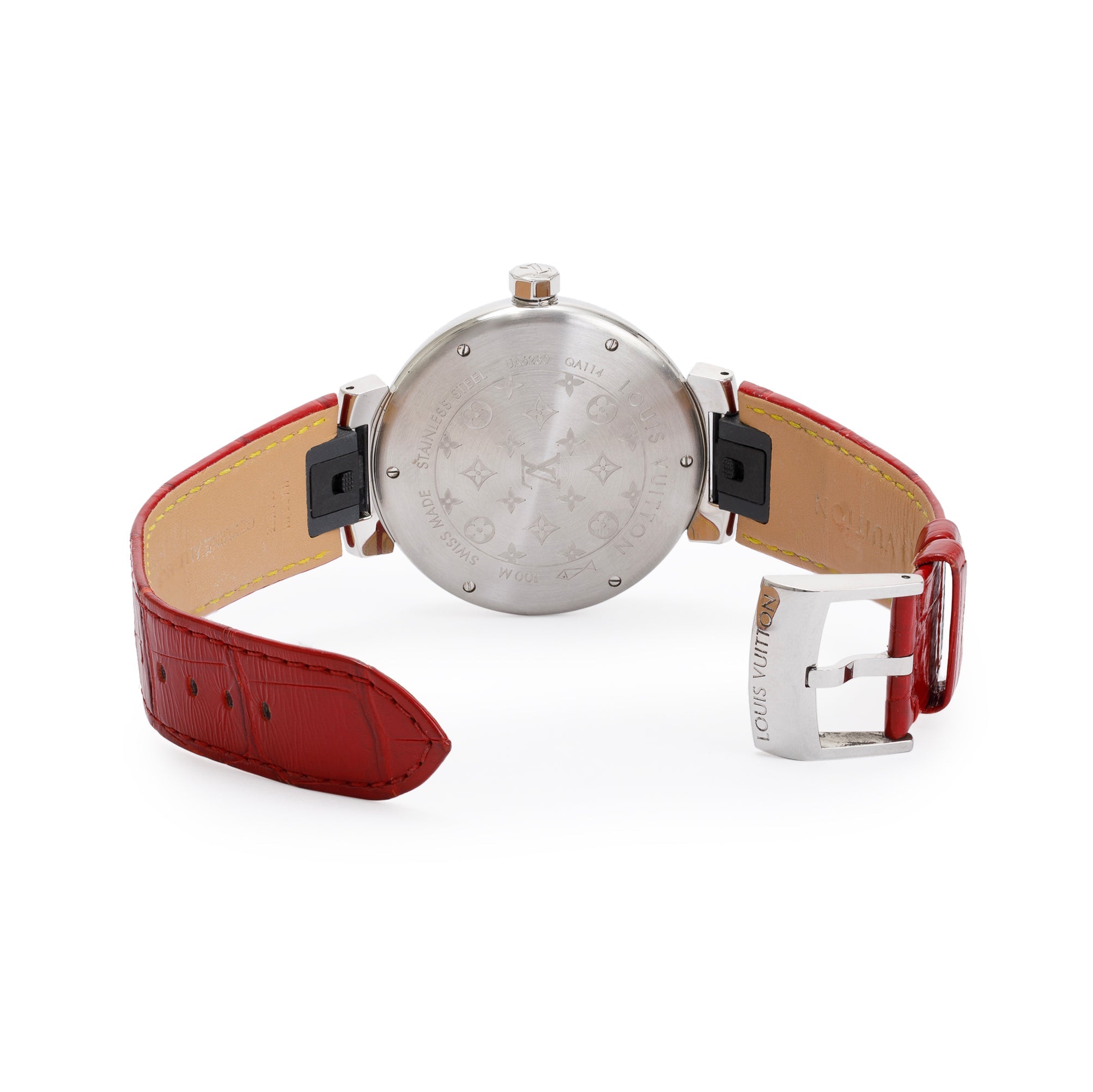 Louis Vuitton Stainless Steel Tambour GM 41 MM Watch