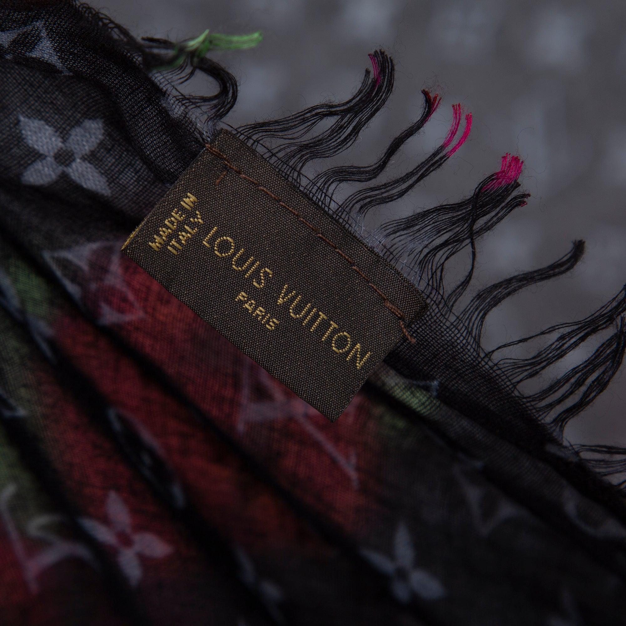 Louis Vuitton Stephen Sprouse Monogram Roses Stole w/ Box