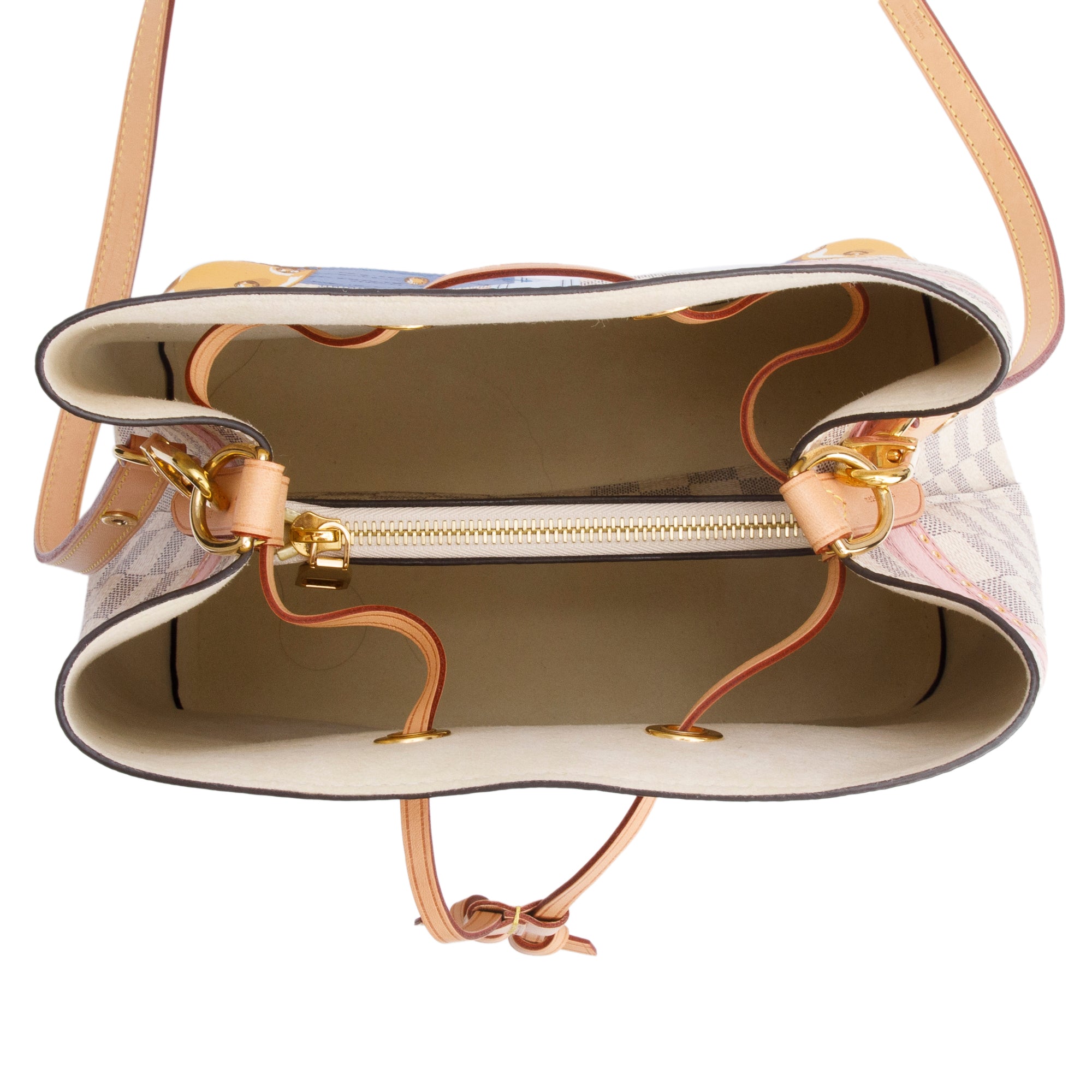 Louis Vuitton Summer Trunk Damier Azur Neonoe MM