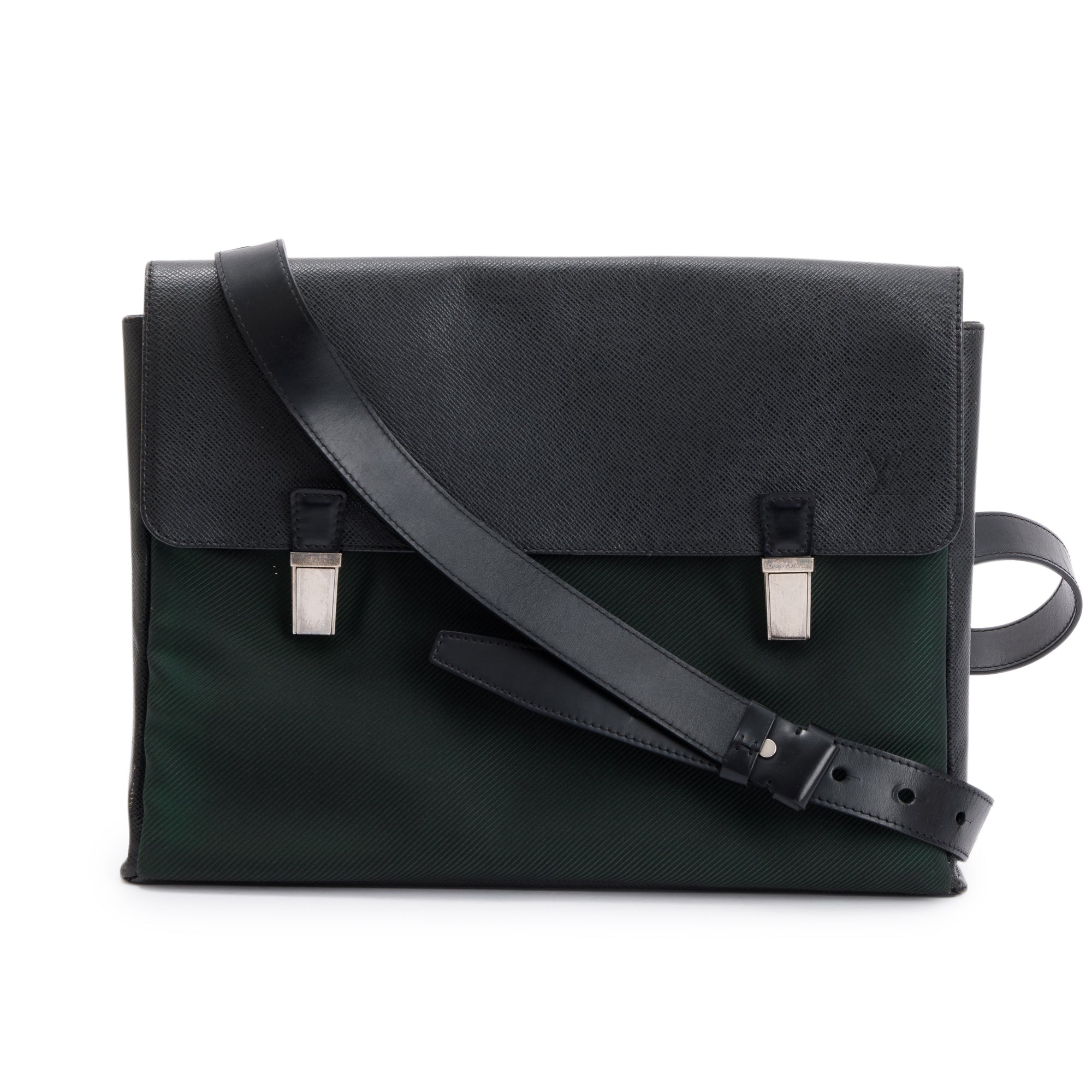 Louis Vuitton Taiga Leather Saratov GM Messenger Bag