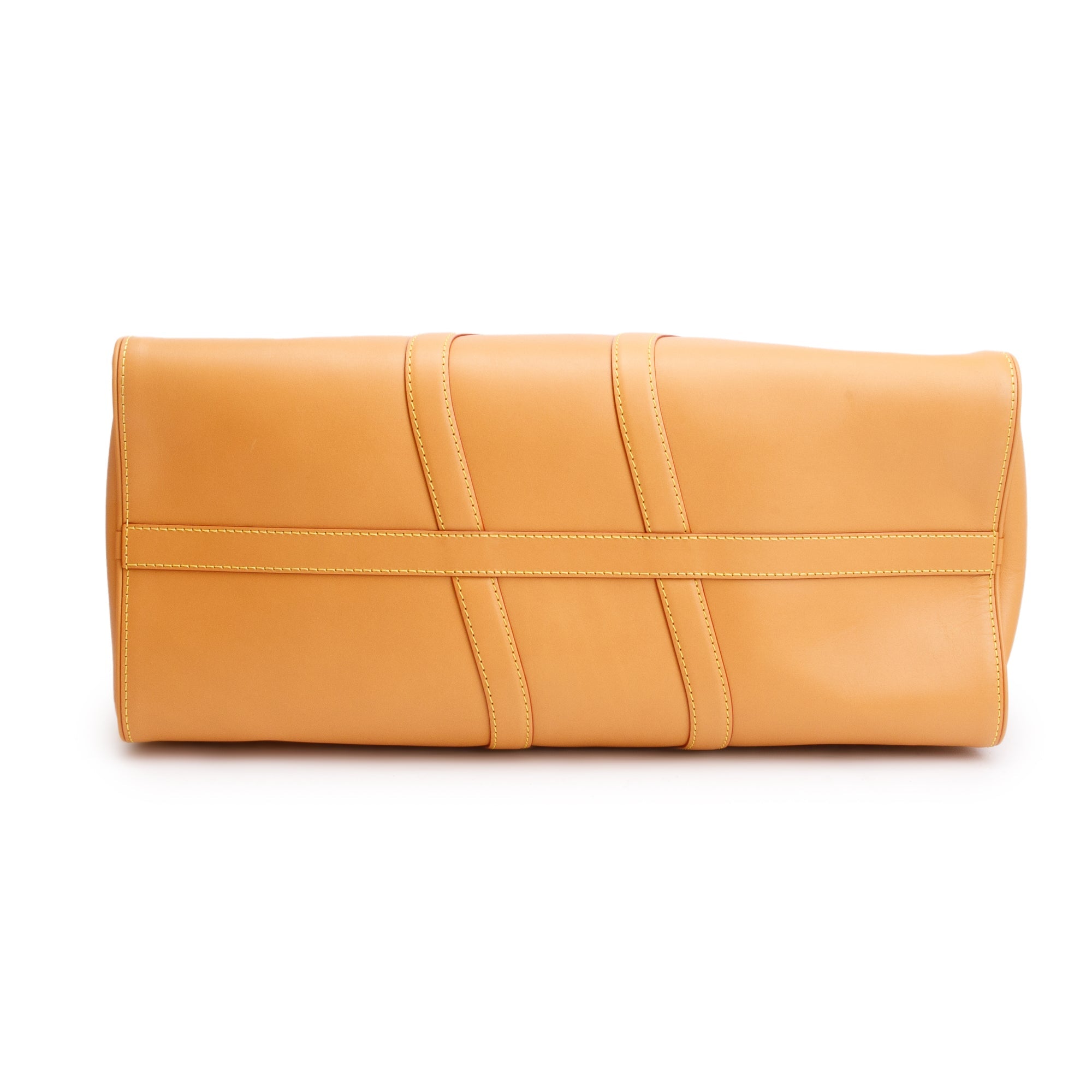 Louis Vuitton Tan Vachetta Leather Wavy Keepall Bandouliere 50 w/ Box