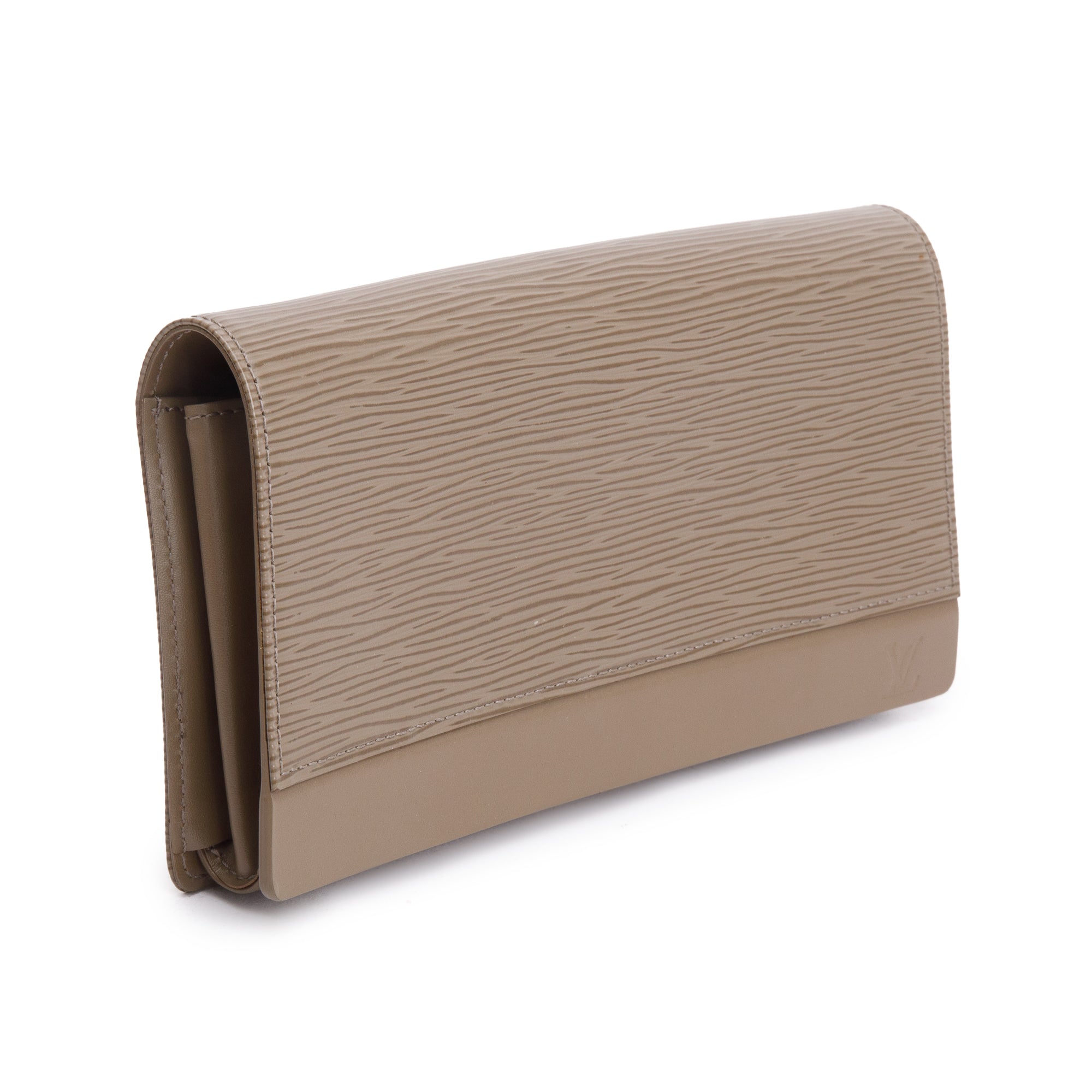 Louis Vuitton Taupe Epi Leather Honfleur Pepper Clutch