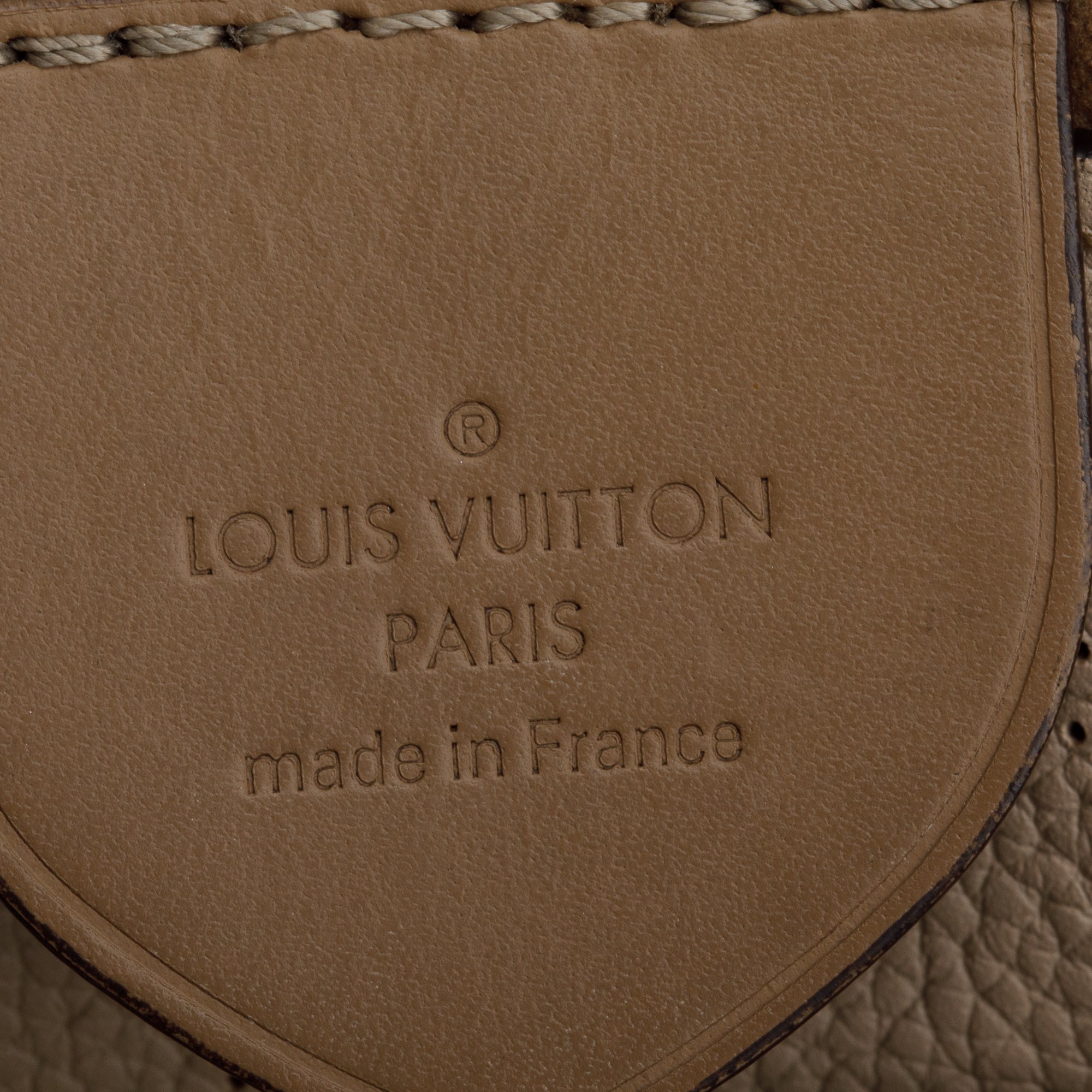 Louis Vuitton Taupe Monogram Mahina Girolata w/ Strap & Pouch
