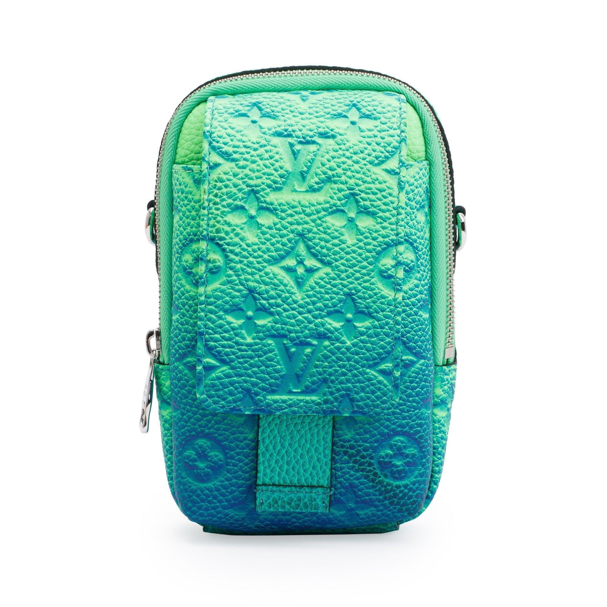 Louis Vuitton Taurillon Monogram Illusion Double Phone Pouch with box