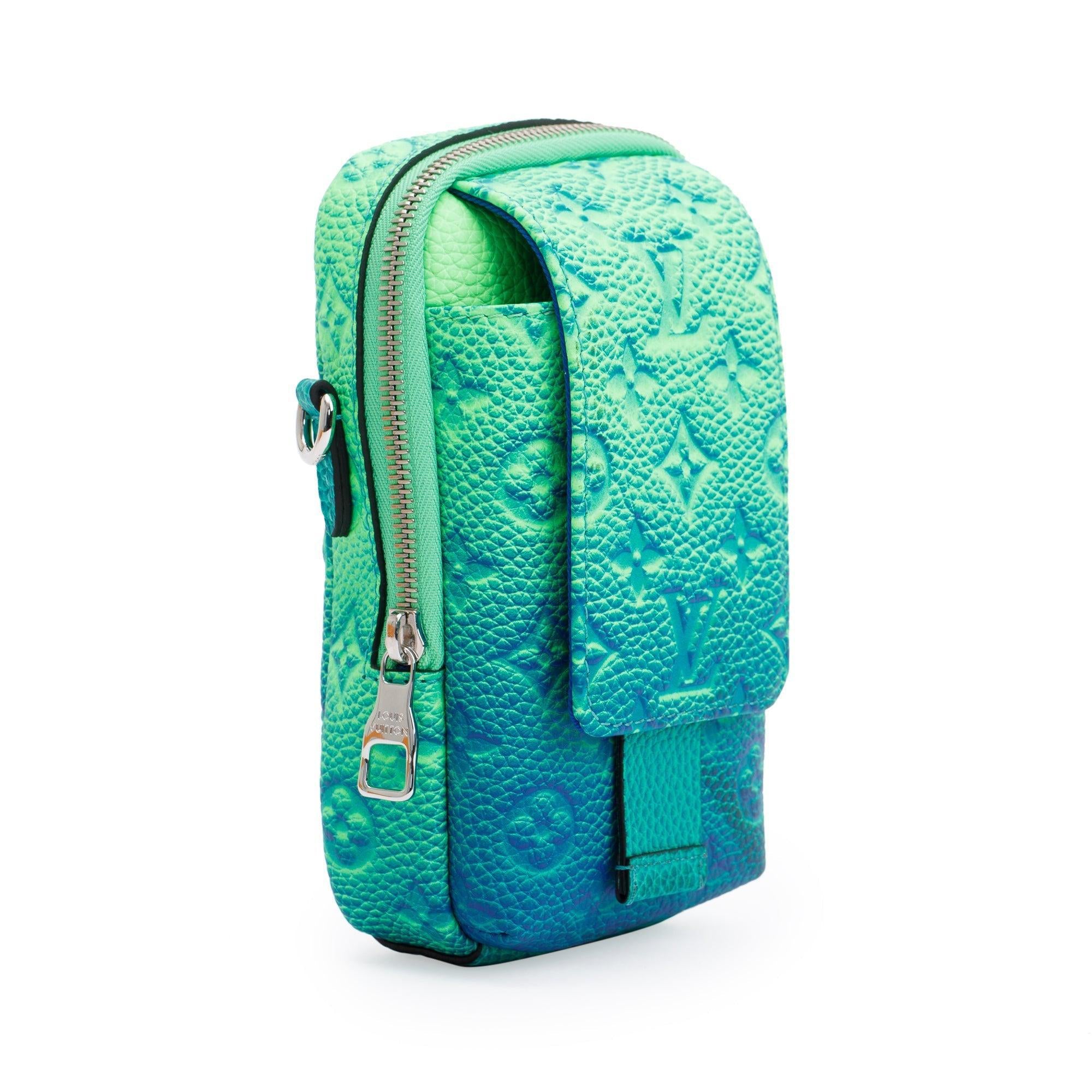 Louis Vuitton Taurillon Monogram Illusion Double Phone Pouch with box