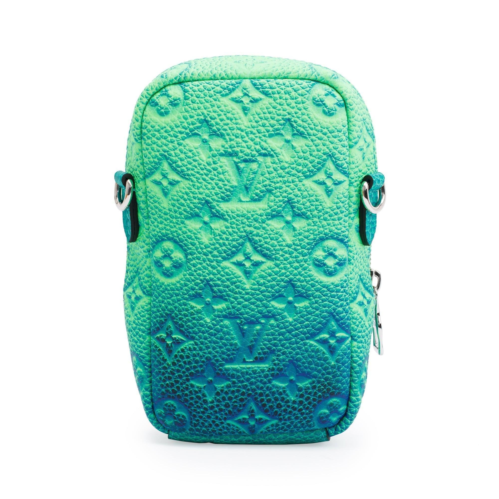 Louis Vuitton Taurillon Monogram Illusion Double Phone Pouch with box