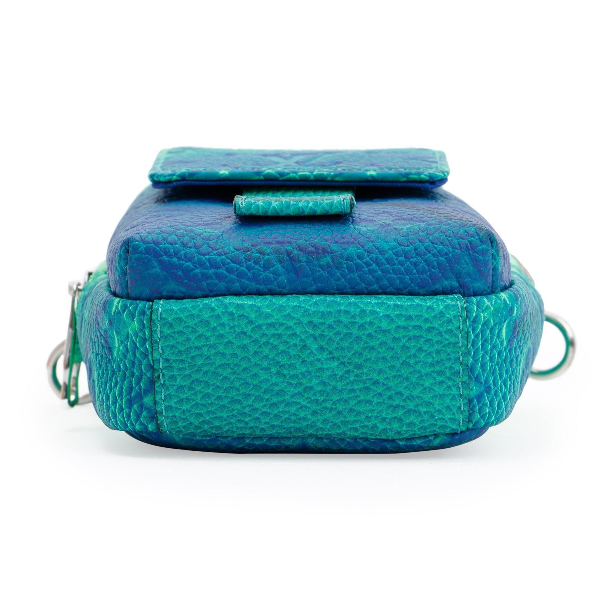 Louis Vuitton Taurillon Monogram Illusion Double Phone Pouch with box