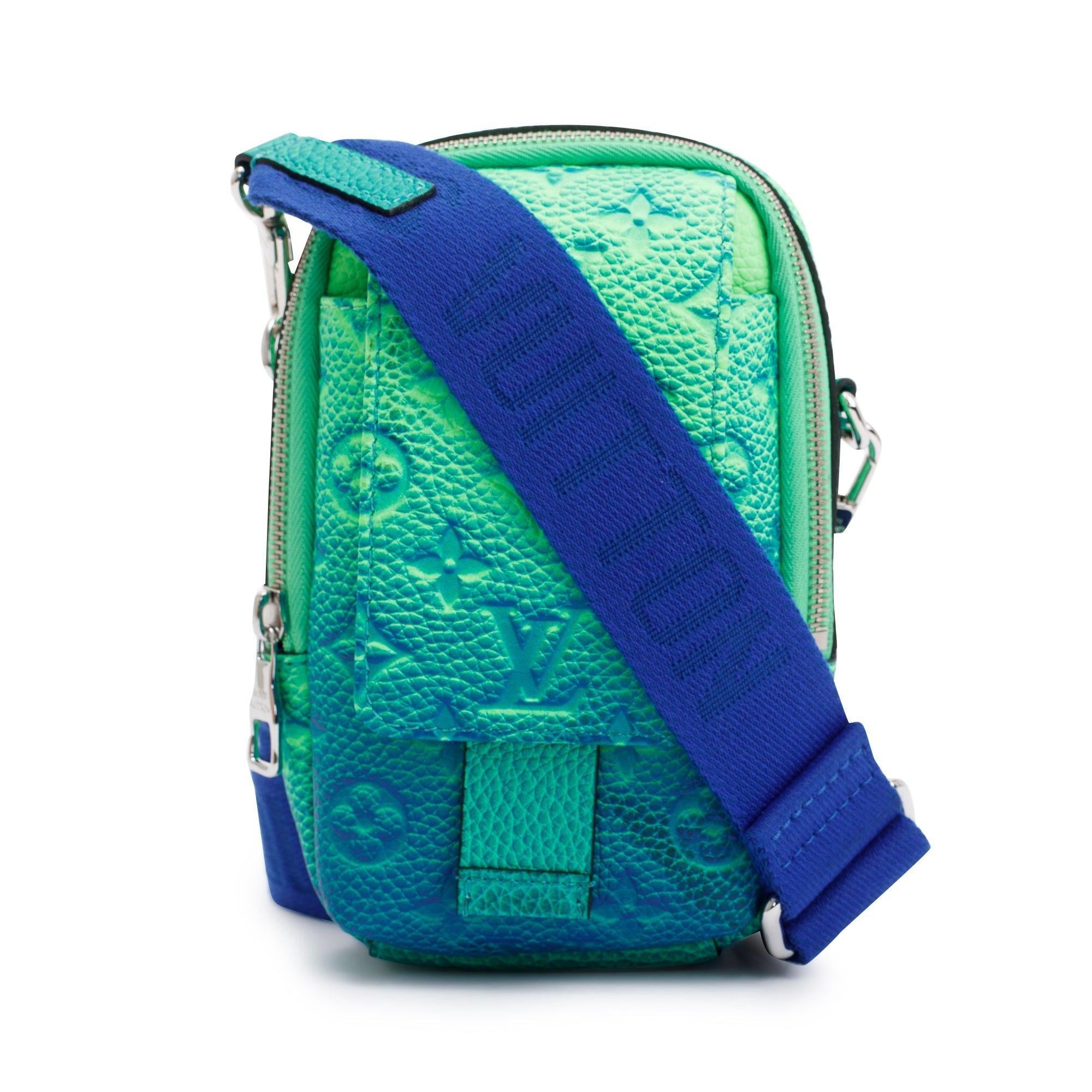 Louis Vuitton Taurillon Monogram Illusion Double Phone Pouch with box