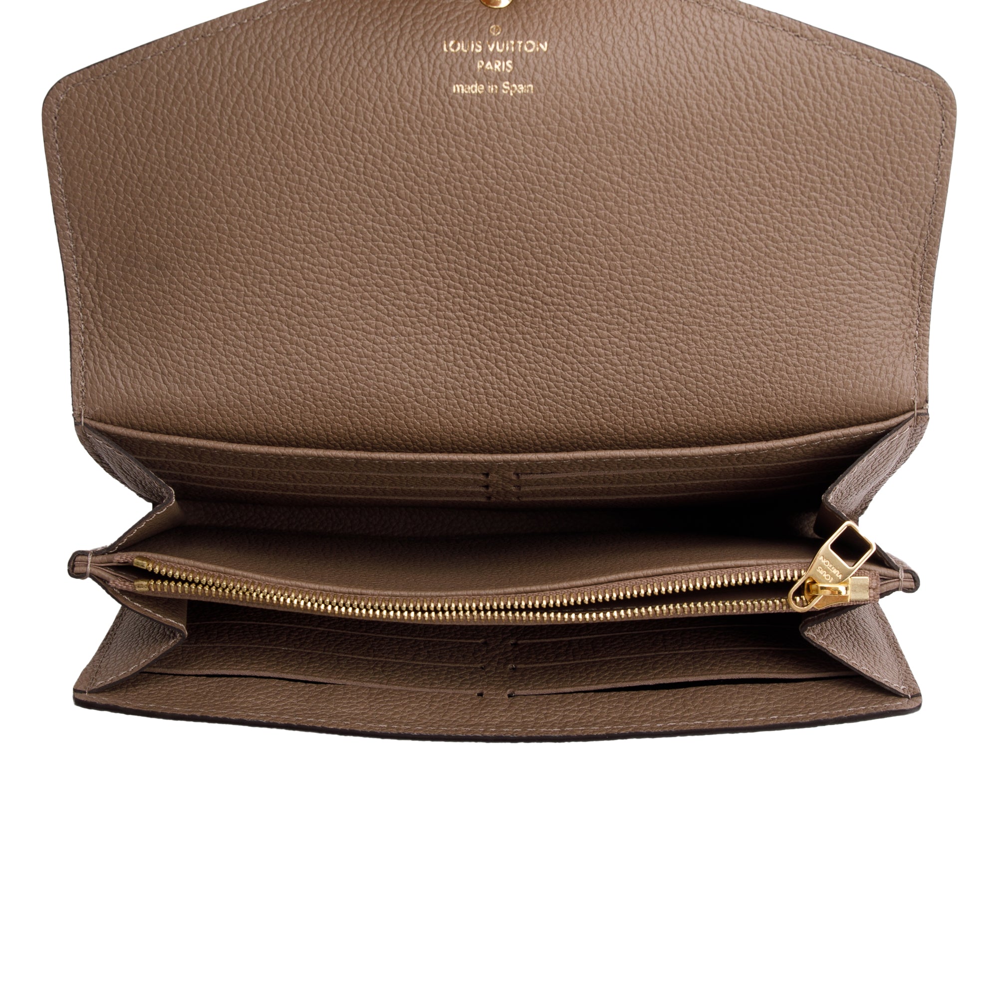 Louis Vuitton Turtledove Empreinte Leather Sarah Wallet