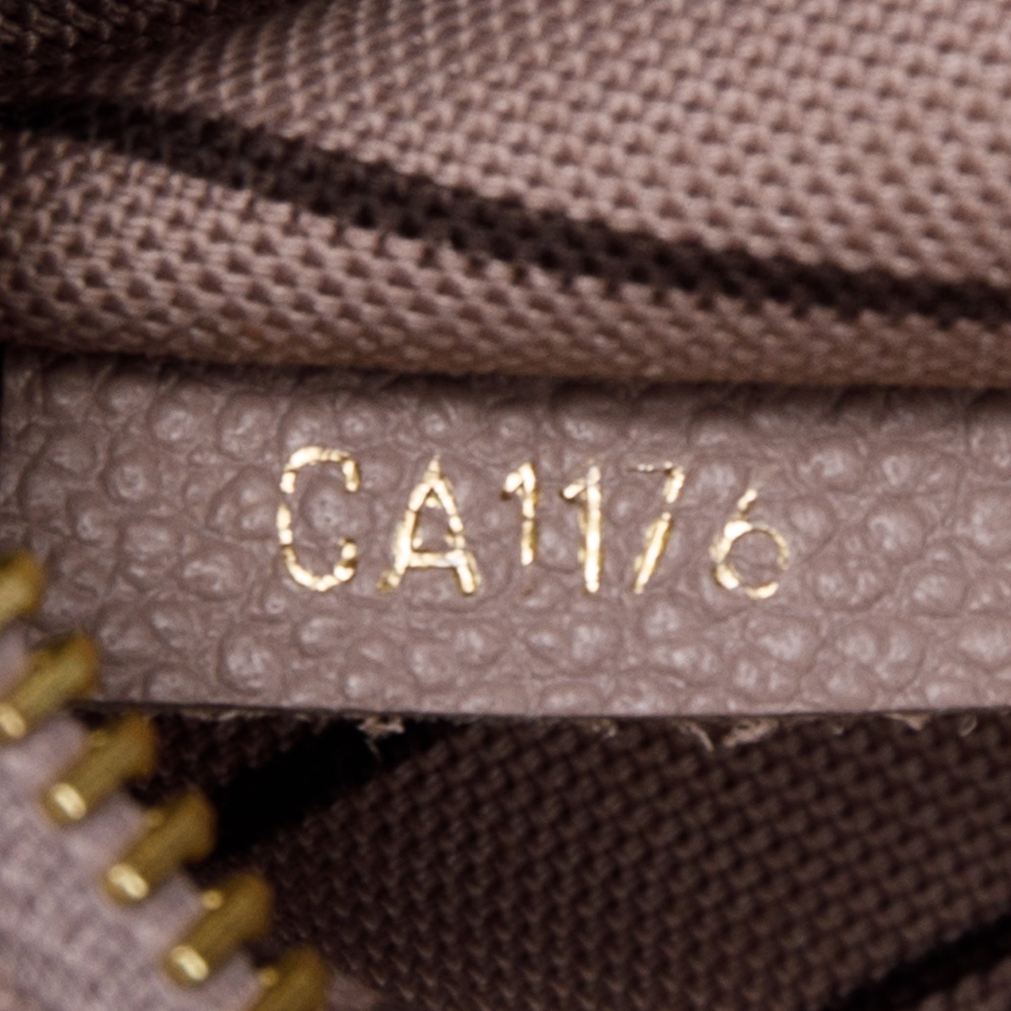 Louis Vuitton Turtledove Monogram Empreinte Pont Neuf MM Bag w/ Strap