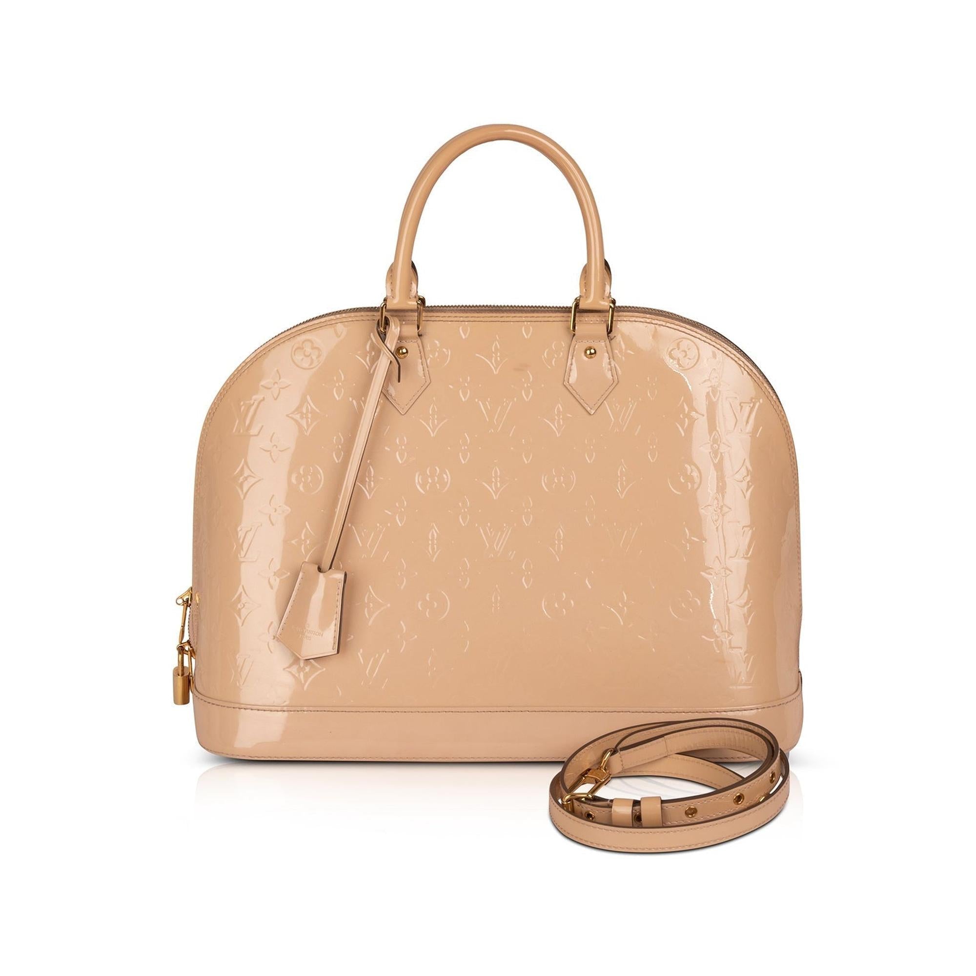Louis Vuitton Vernis Alma GM (Bag is damaged)