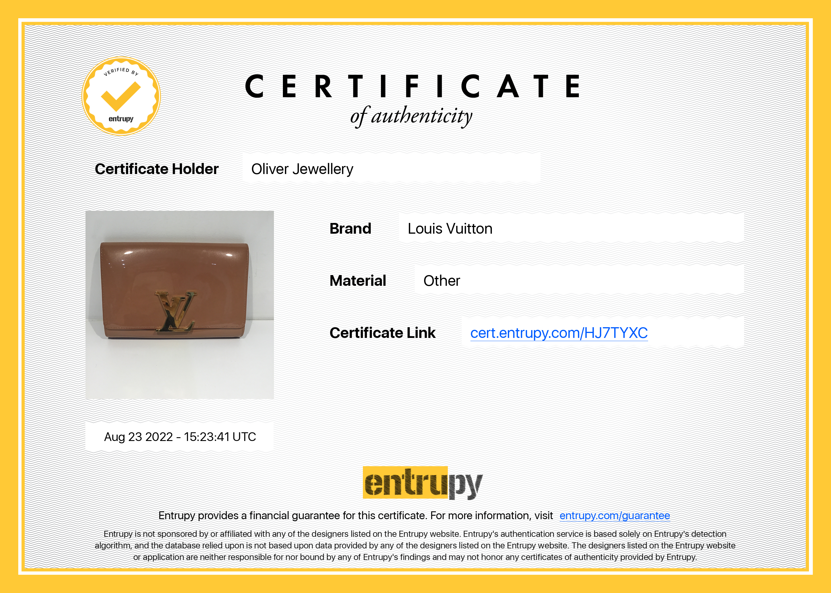 Louis Vuitton Vernis Leather Large Louise Clutch