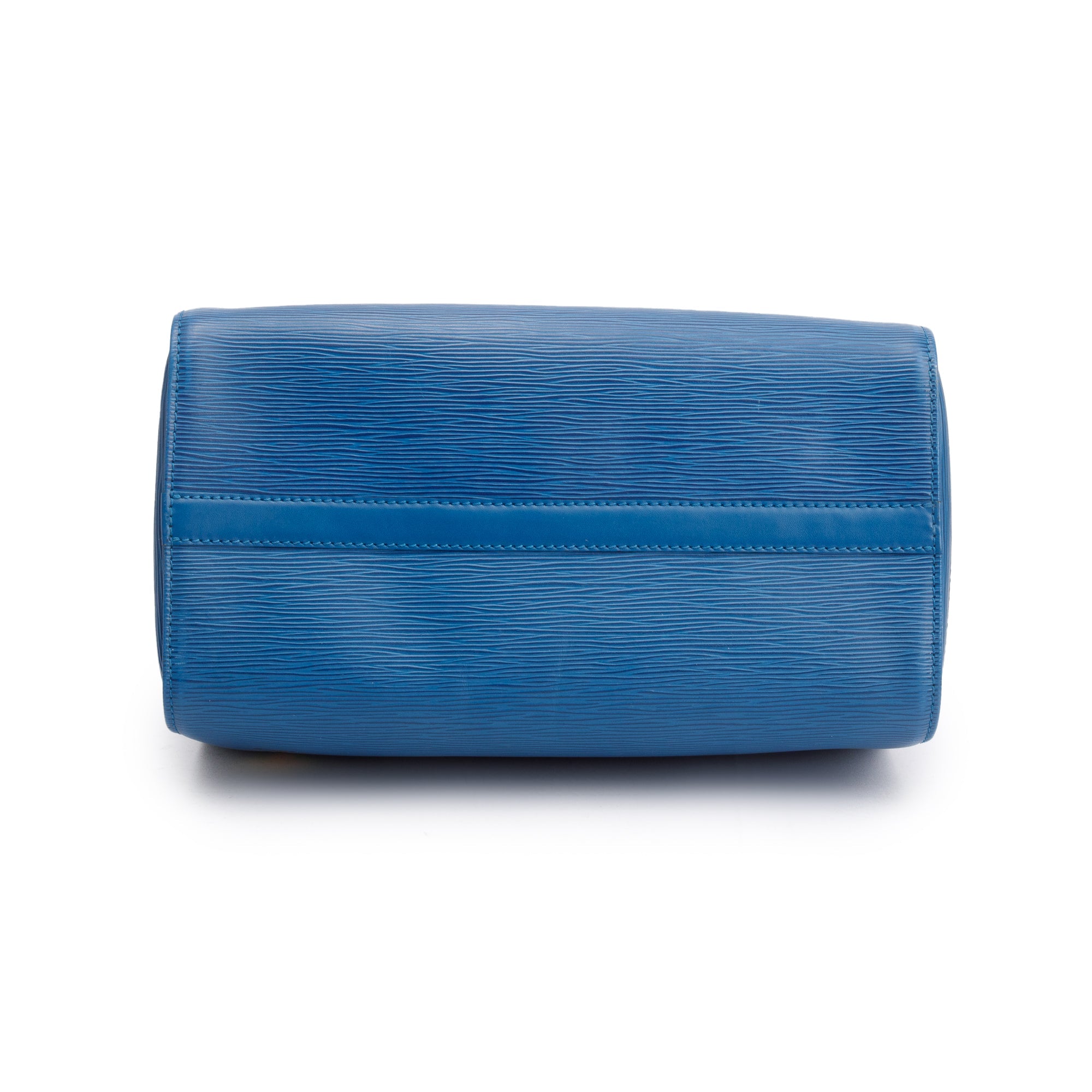 Louis Vuitton Vintage Blue Hand Painted Epi Leather Speedy 30