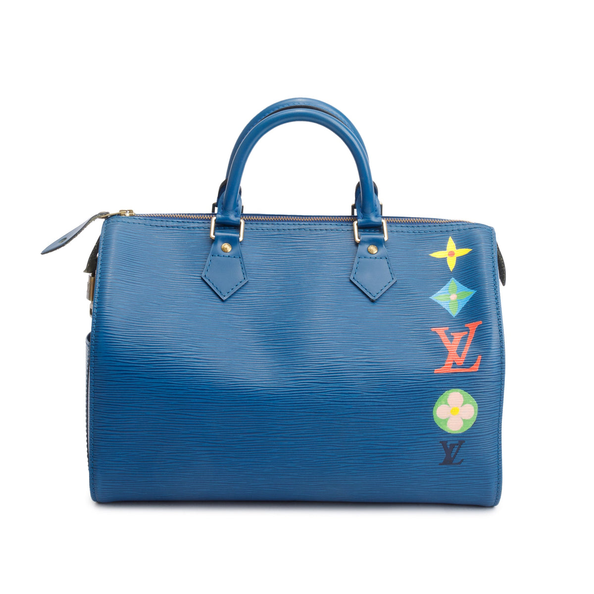 sendicoVuitton バッグ 青 エピSIZE 57×30×25c Louis-Vuitton-Vintage-Blue-