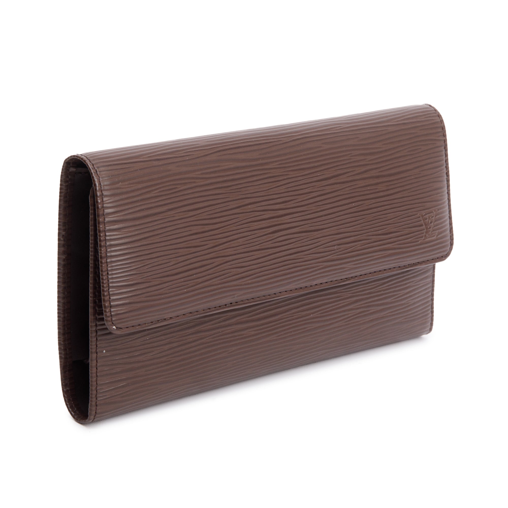 Louis Vuitton Vintage Brown Epi Leather International Wallet