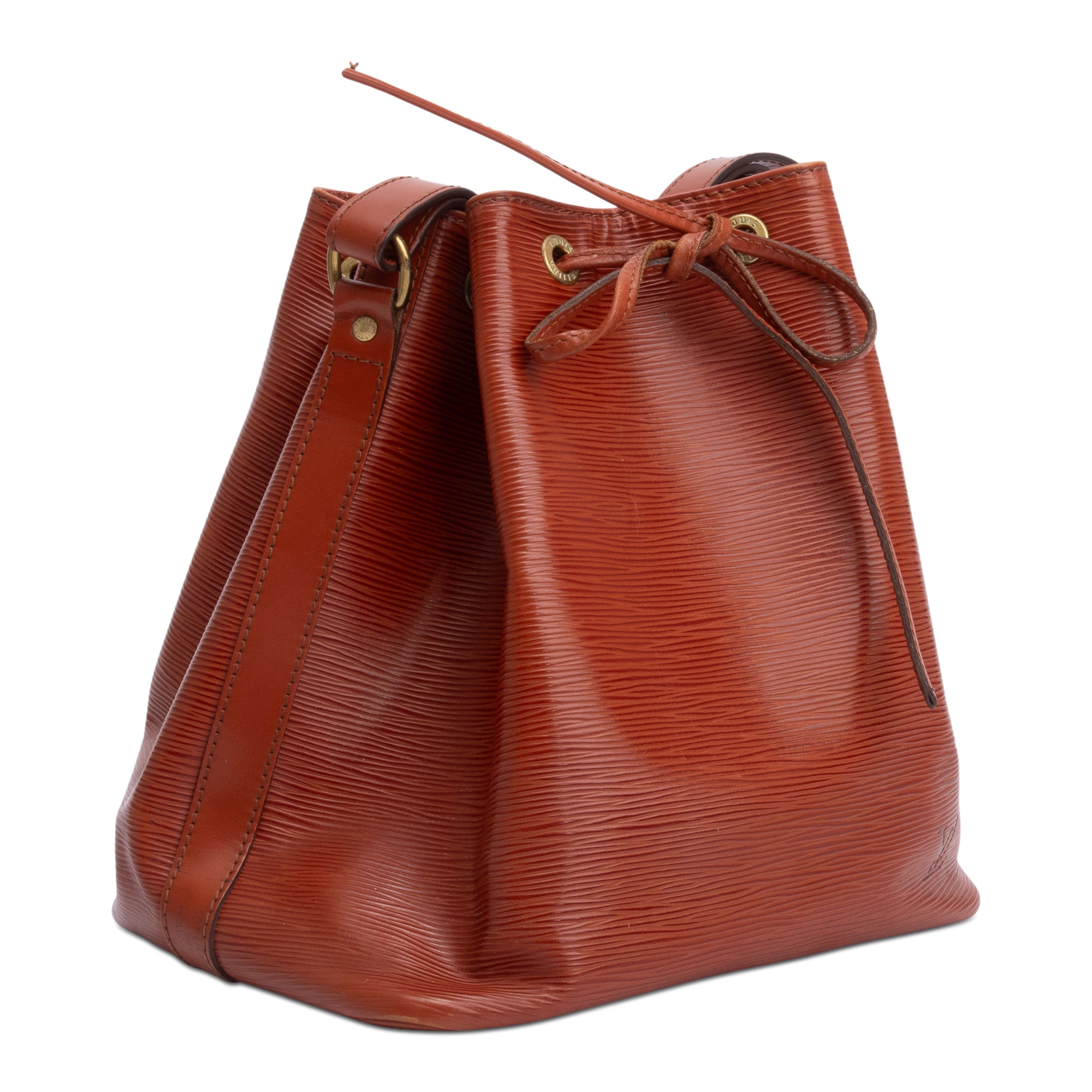 Louis Vuitton Vintage Brown Epi Leather Noe MM