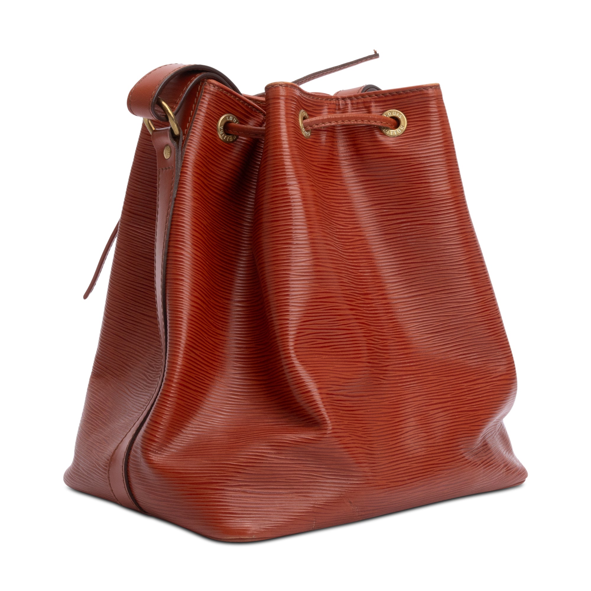 Louis Vuitton Vintage Brown Epi Leather Noe MM