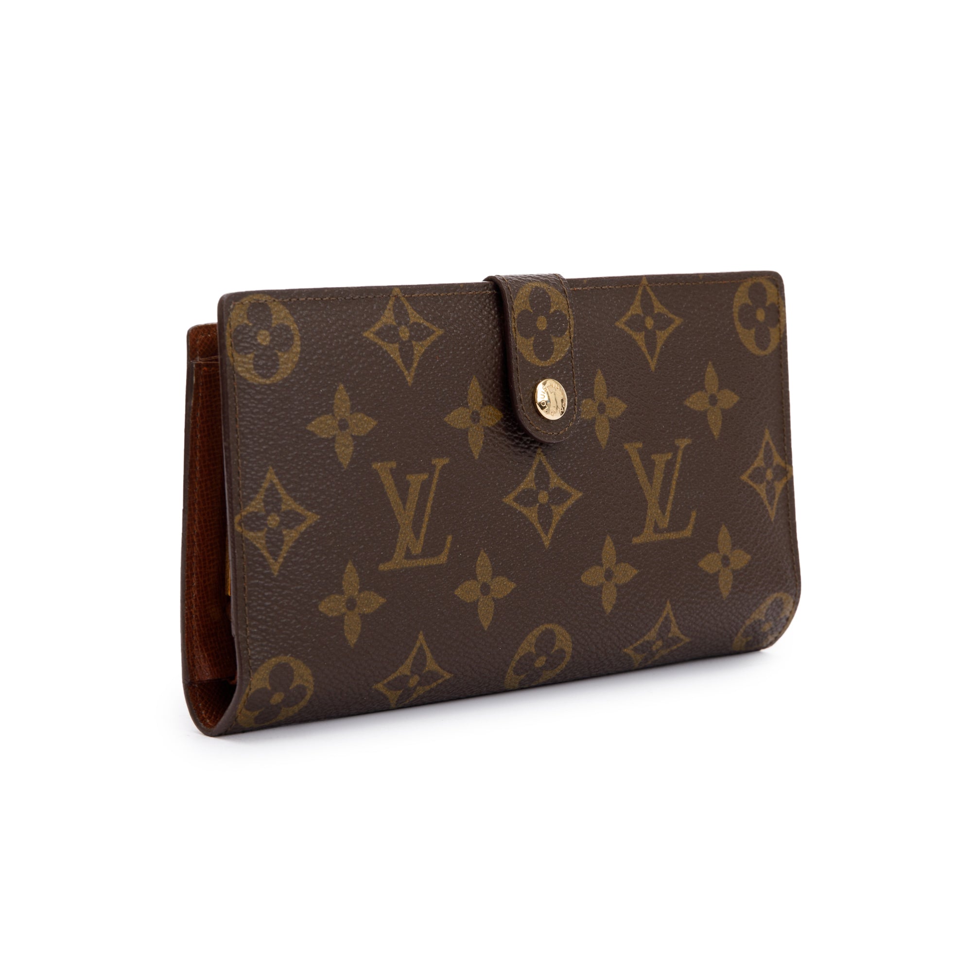 Louis Vuitton Vintage Monogram Long French Wallet w/ Box