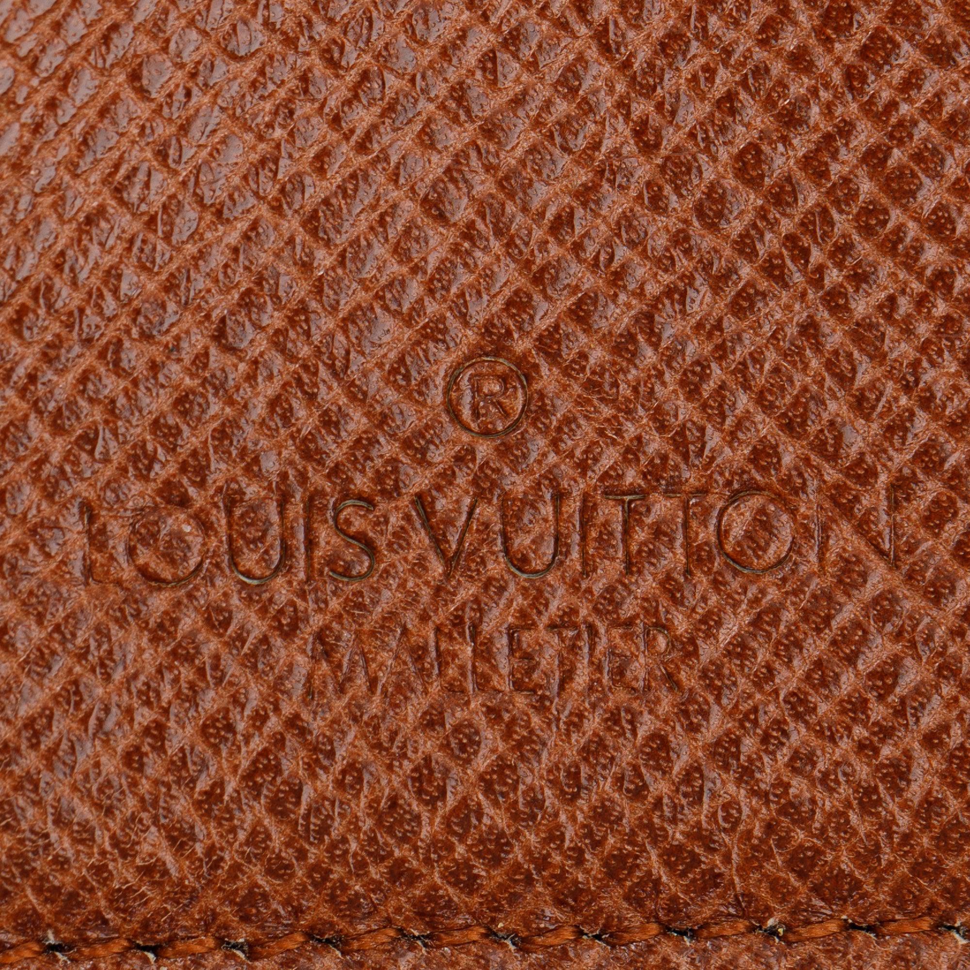 Louis Vuitton Vintage Monogram Long French Wallet w/ Box