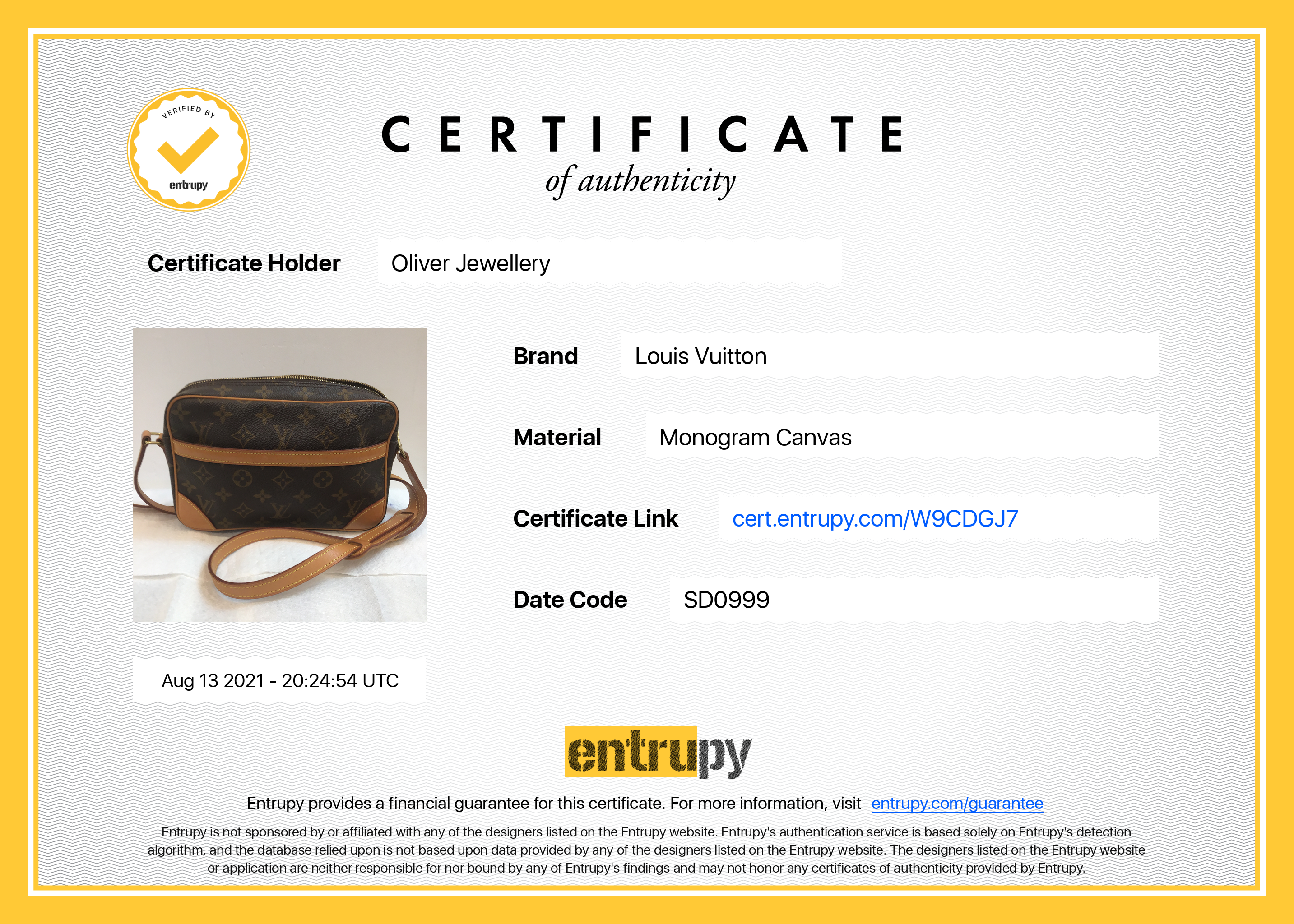 Louis Vuitton Vintage Monogram Trocadero 24