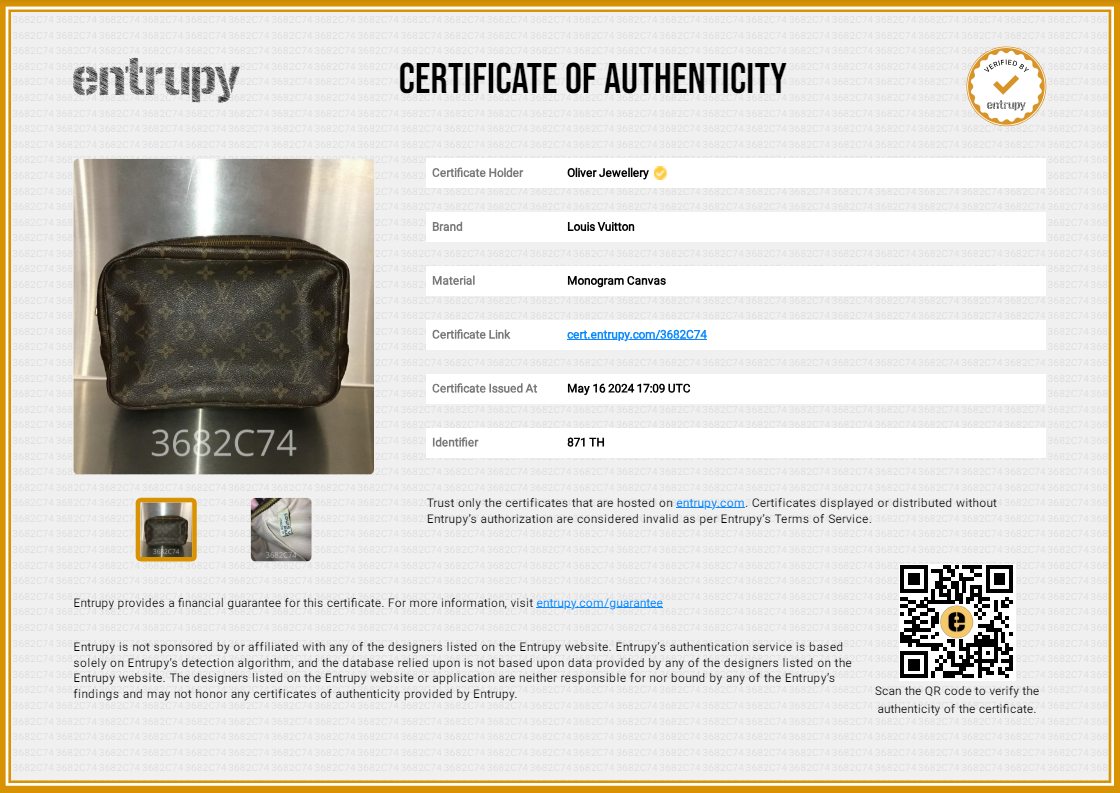 Louis Vuitton Vintage Monogram Trousse Toilette 23