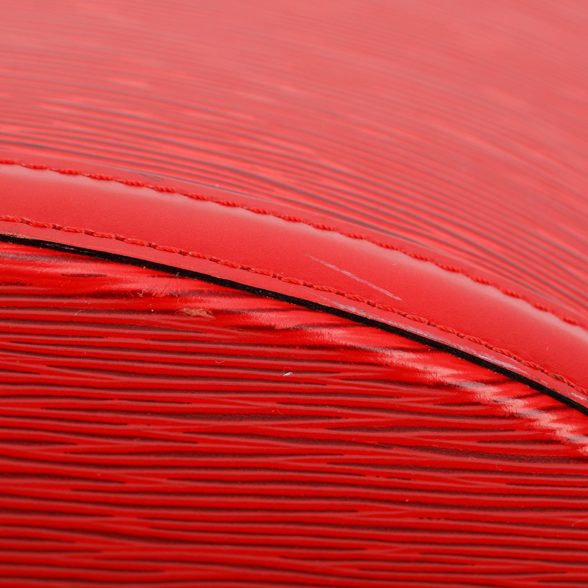 Louis Vuitton Vintage Red Epi Leather Cluny Bag