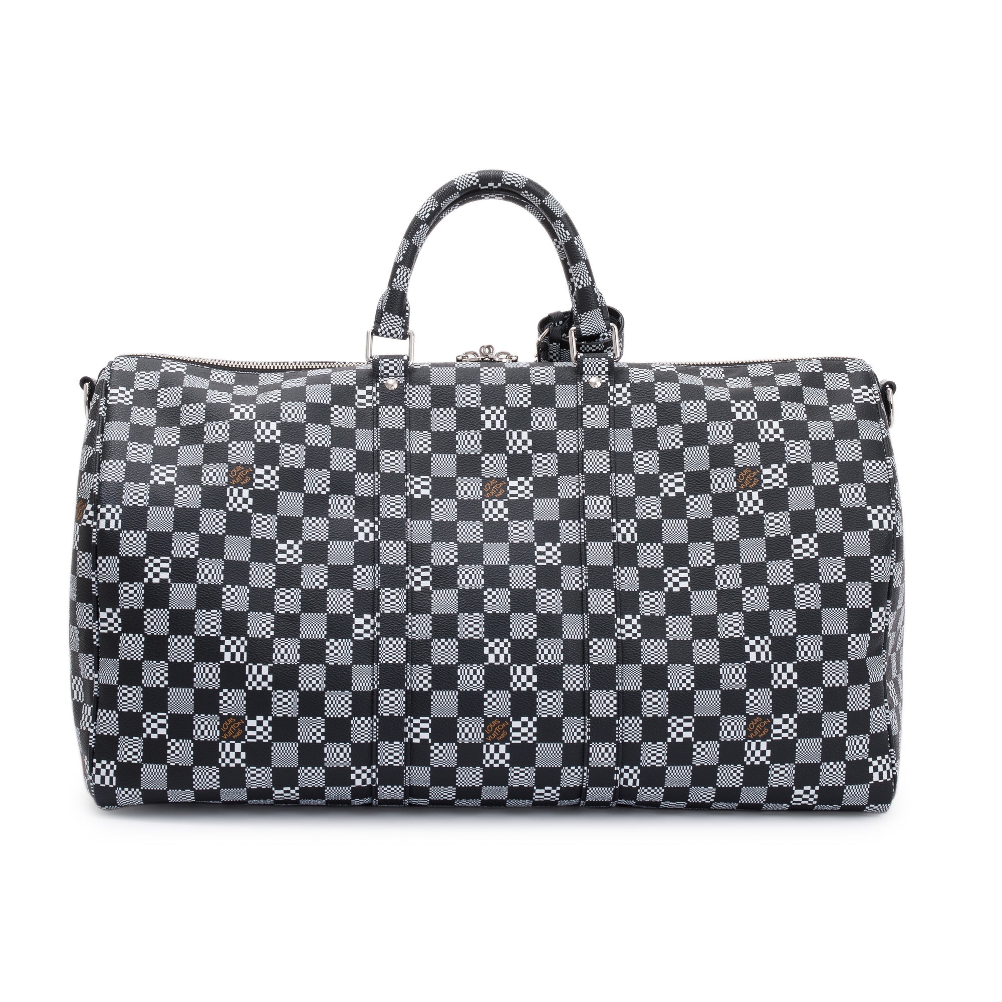 Louis Vuitton Virgil Abloh 2020 Limited Edition Distorted Damier Keepall Bandouliere 50