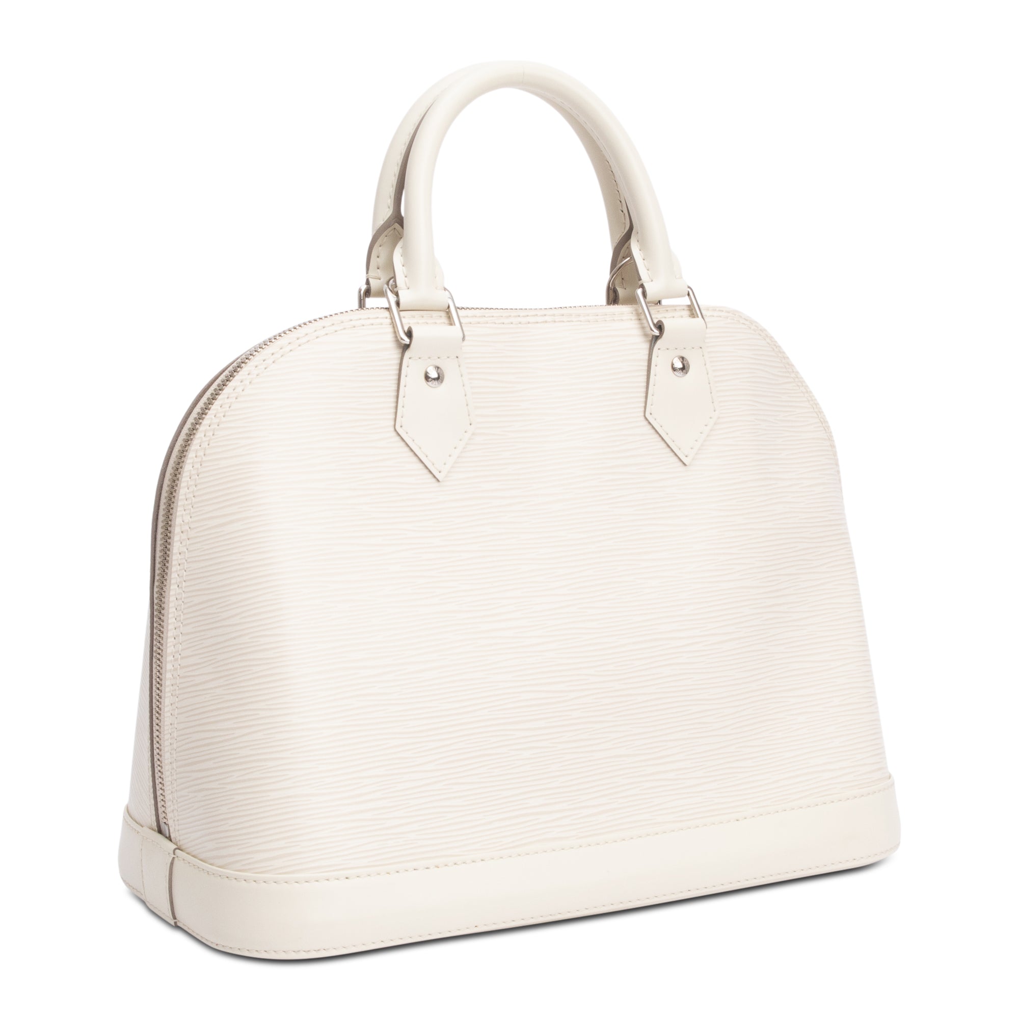 Louis Vuitton White Epi Leather Alma PM