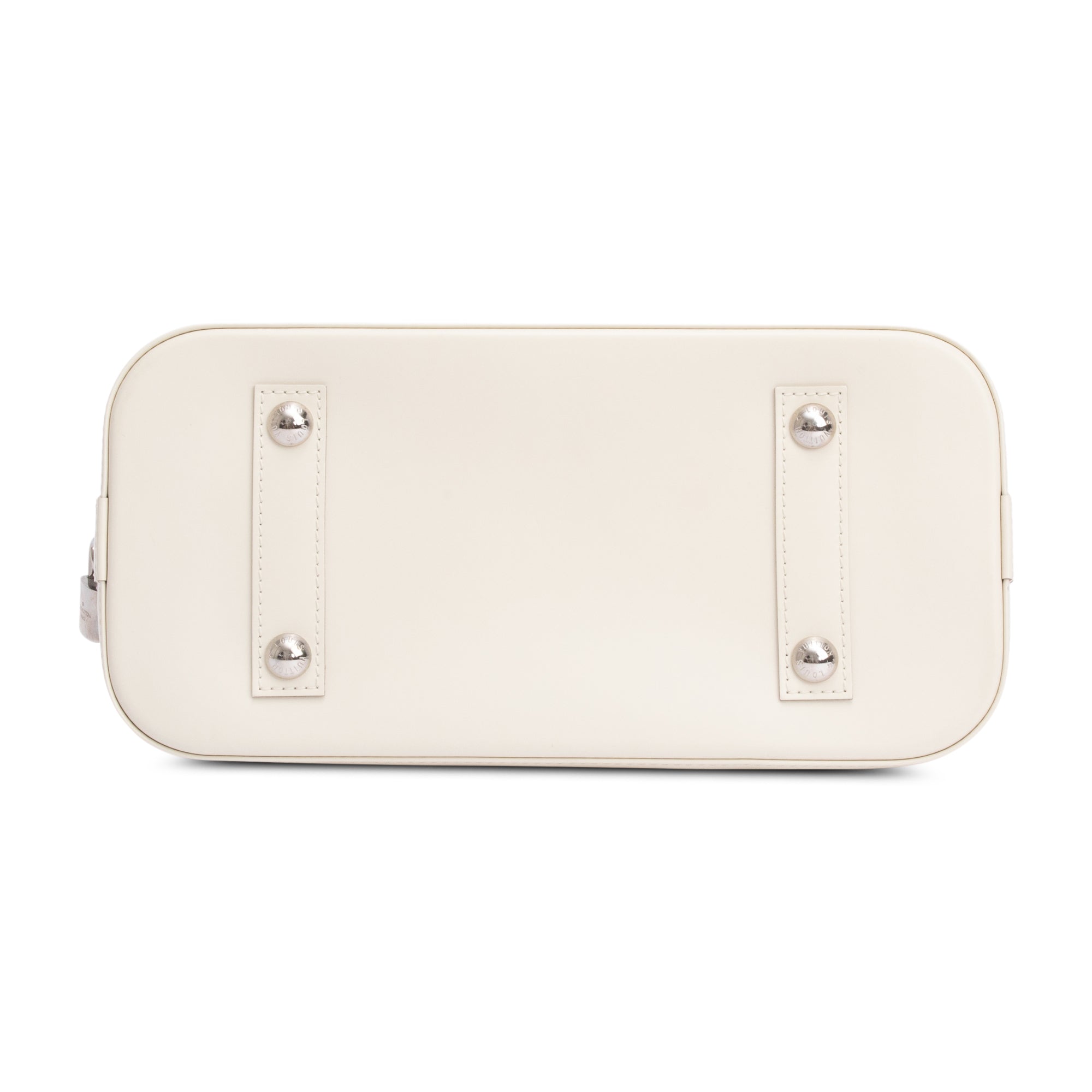 Louis Vuitton White Epi Leather Alma PM