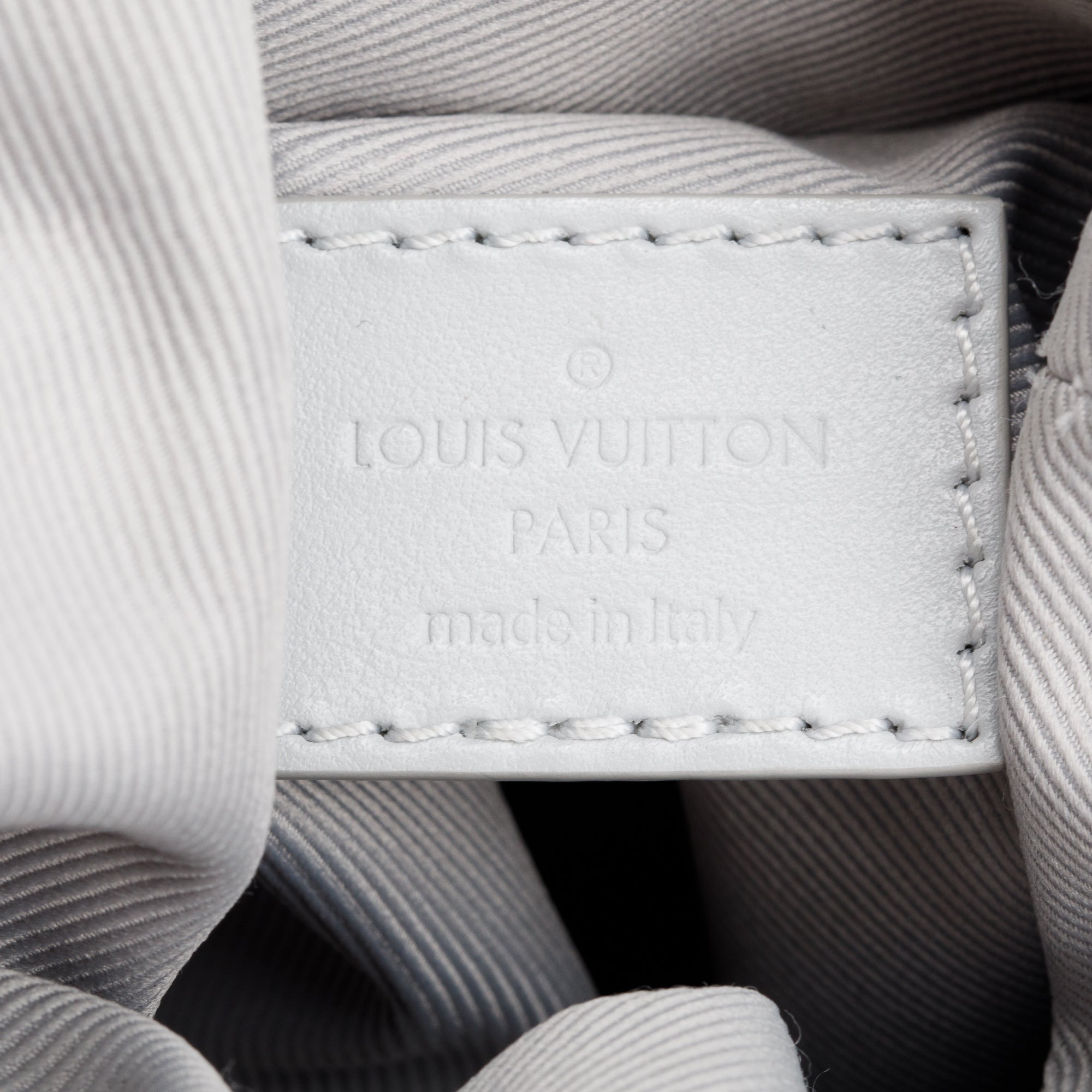 Louis Vuitton White Monogram Chalk Nano Chain Bag
