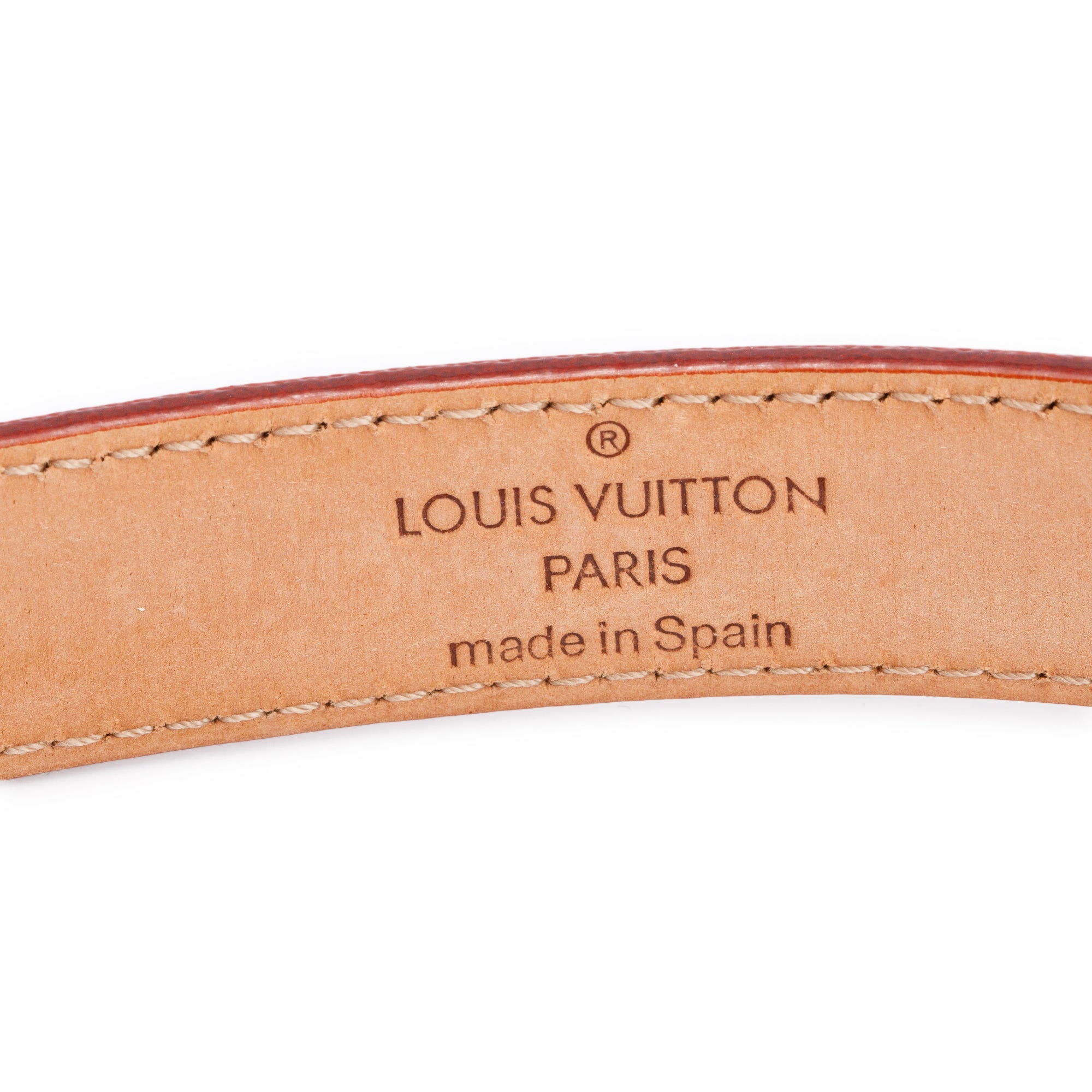 Louis Vuitton White Monogram Multicolore 20 MM Belt 80 32