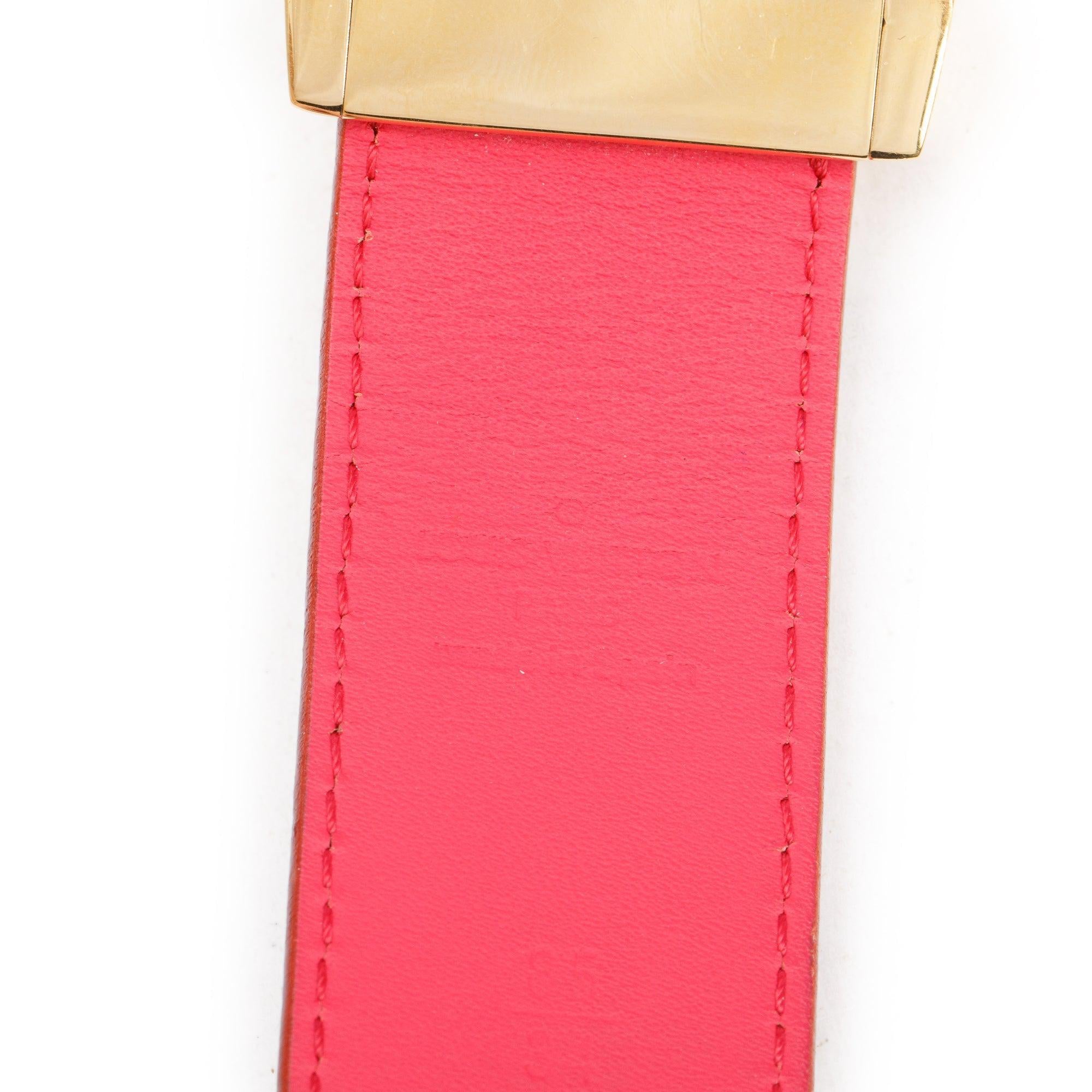 Louis Vuitton White Monogram Multicolore 30MM Belt 85 34