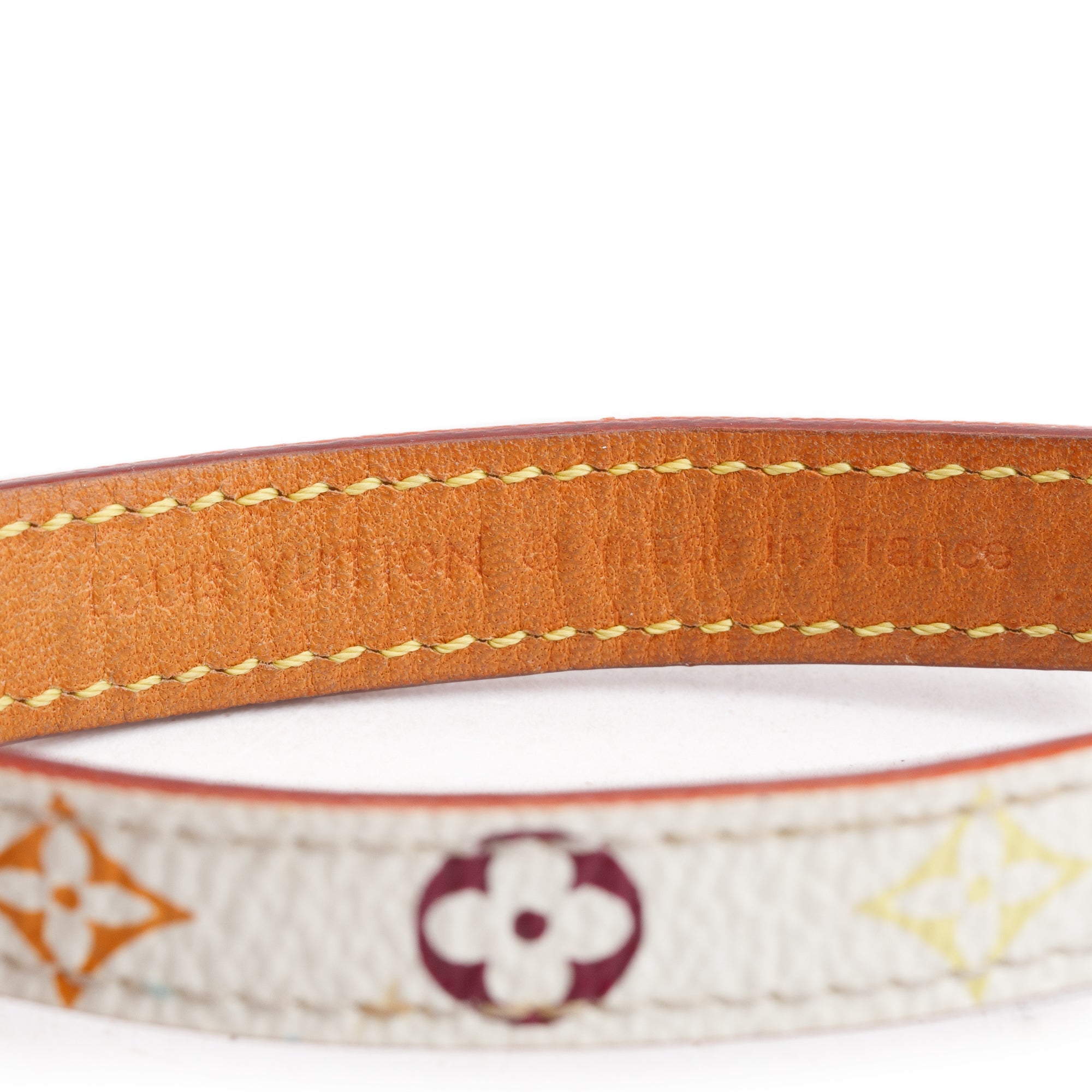 Louis Vuitton White Monogram Multicolore Phone Strap