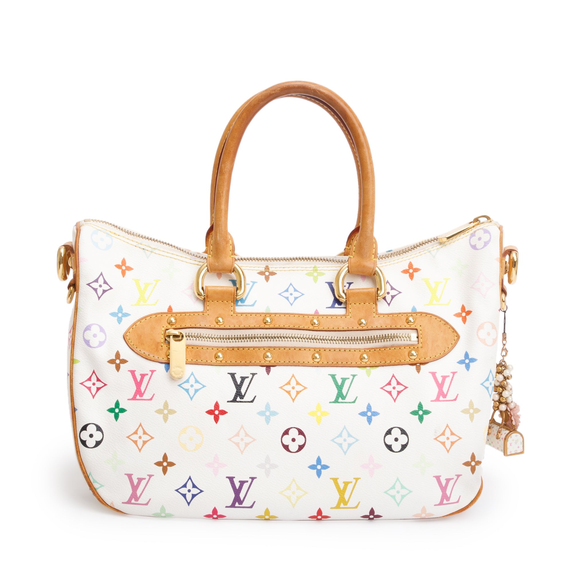 Louis Vuitton White Monogram Multicolore Rita w/ Strap