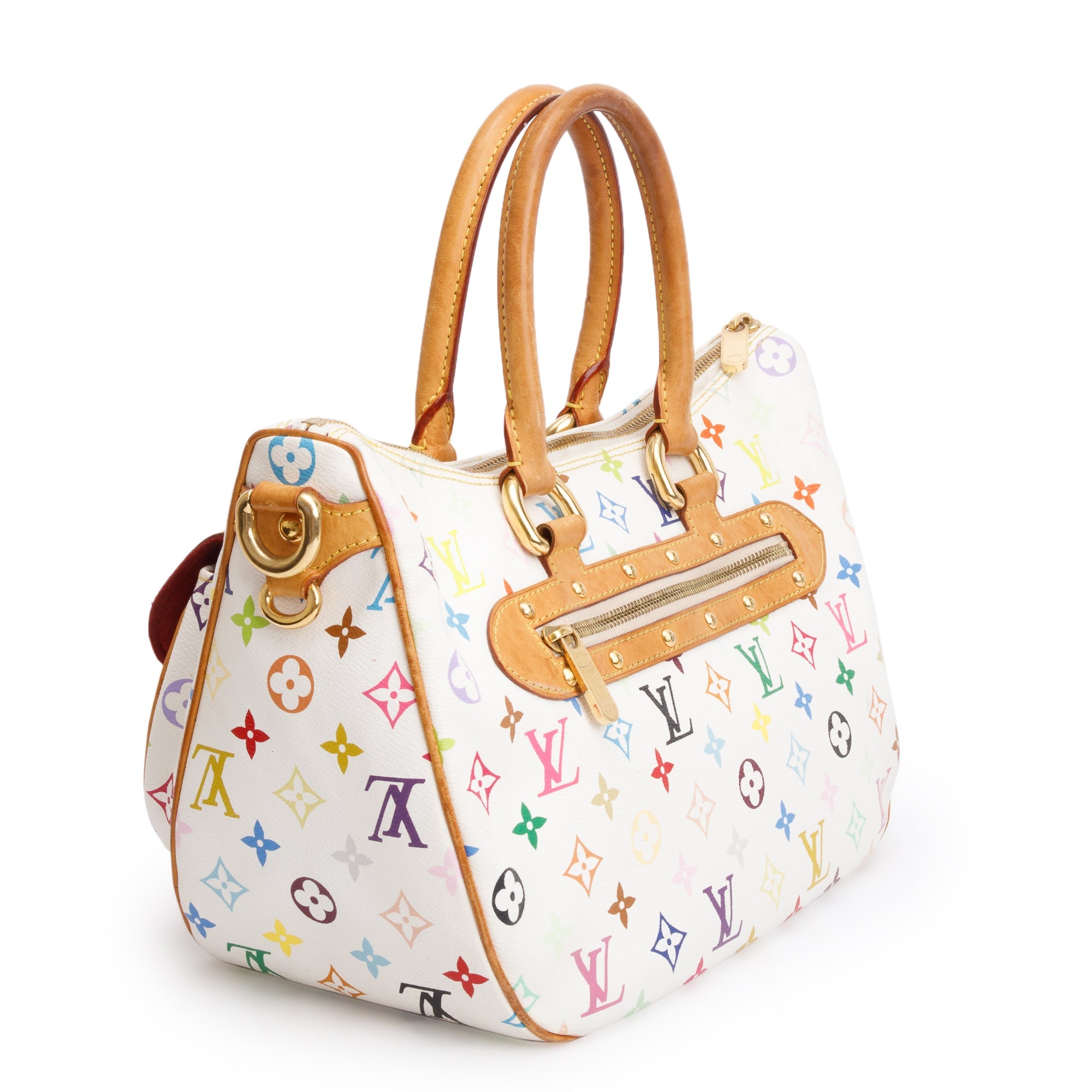 Louis Vuitton White Monogram Multicolore Rita w/ Strap