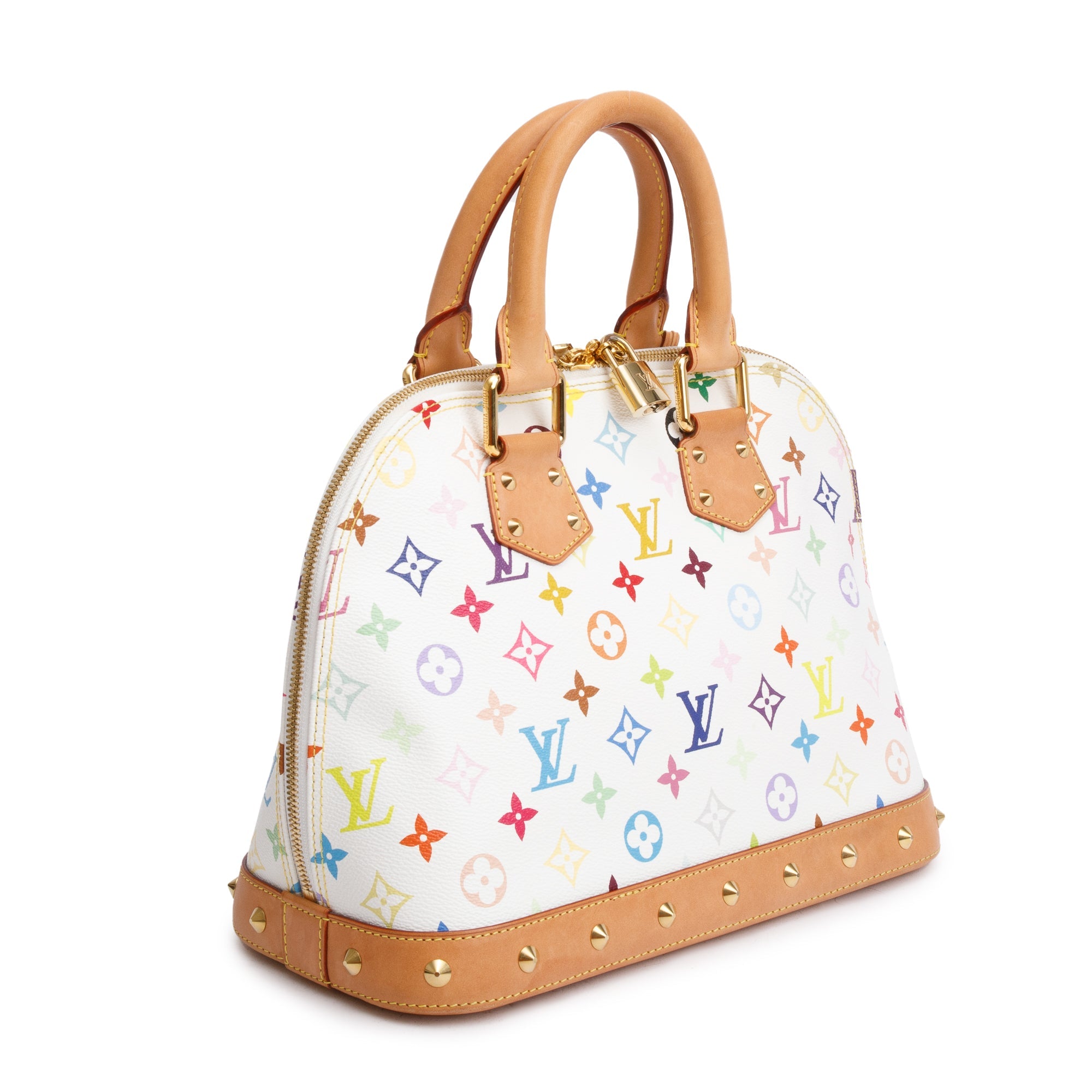 Louis Vuitton White Monogram Multicolour Alma PM