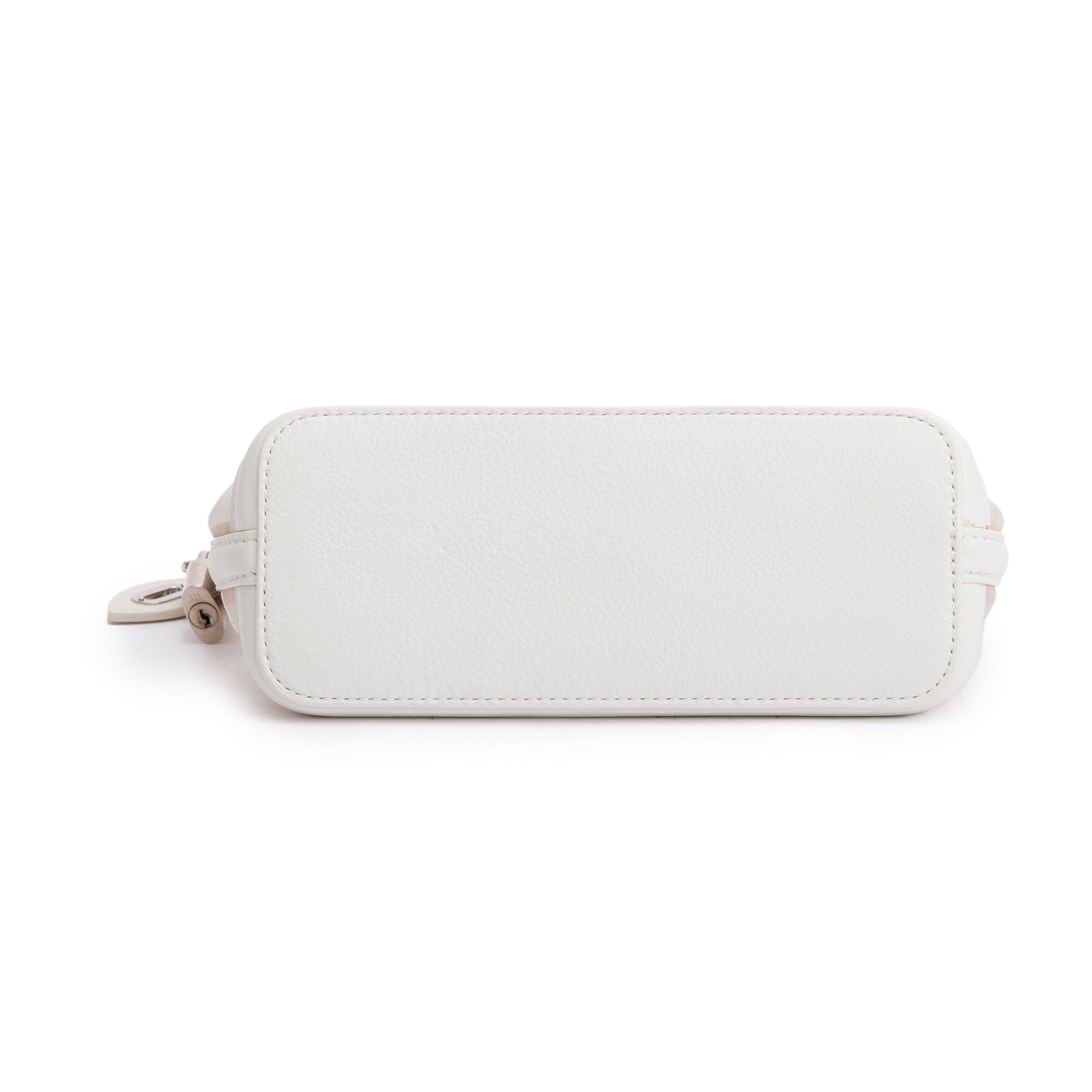 Louis Vuitton White Monogram Transparent Lockit Clutch