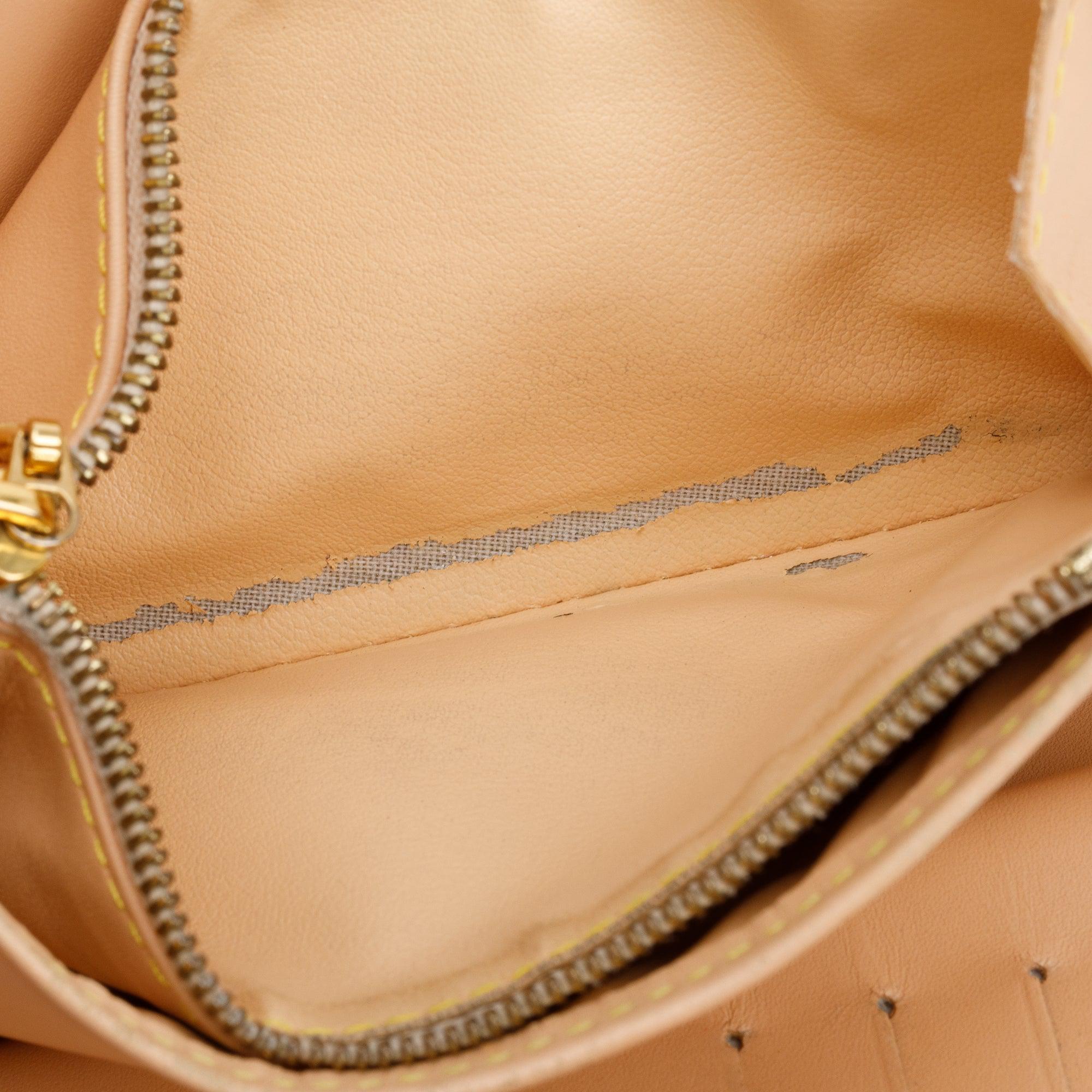 Louis Vuitton White Multicolor Monogram Alxandra Wallet w/ Box