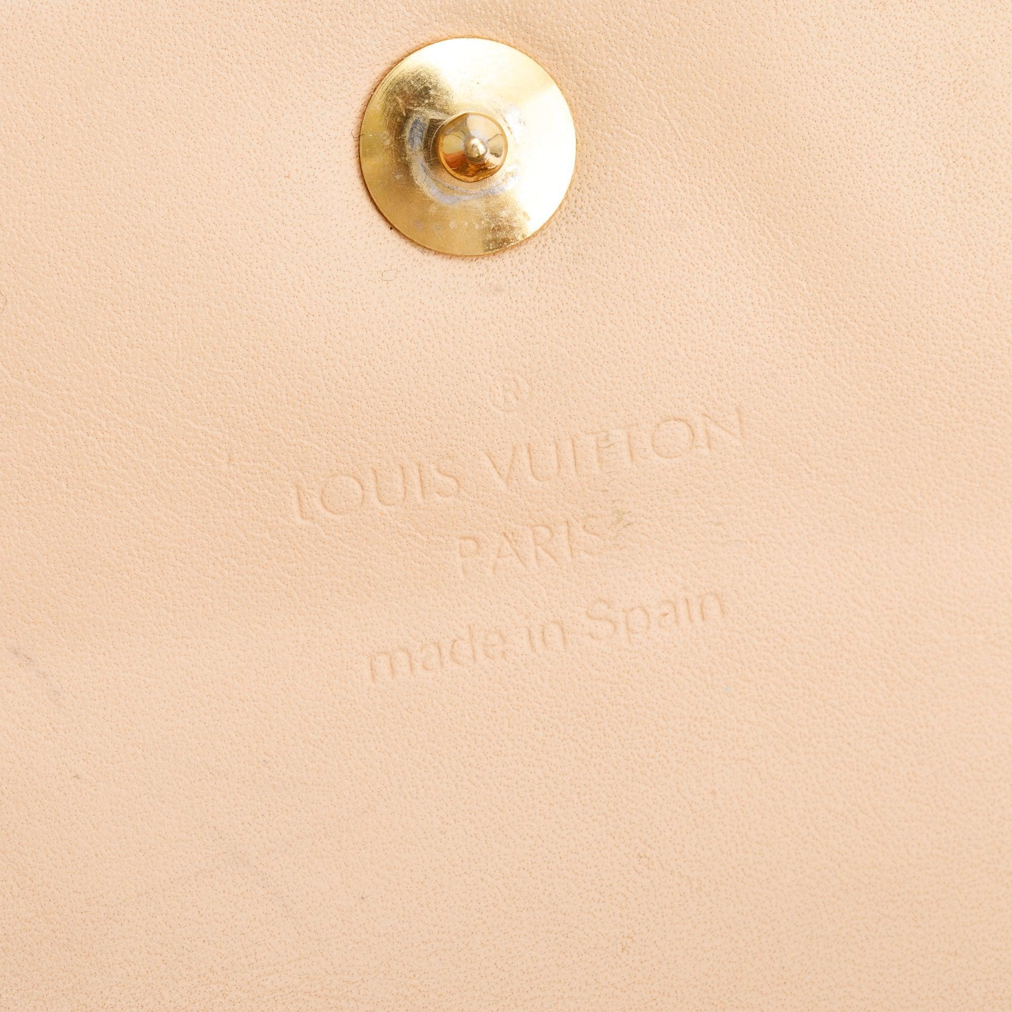 Louis Vuitton White Multicolor Monogram Alxandra Wallet w/ Box