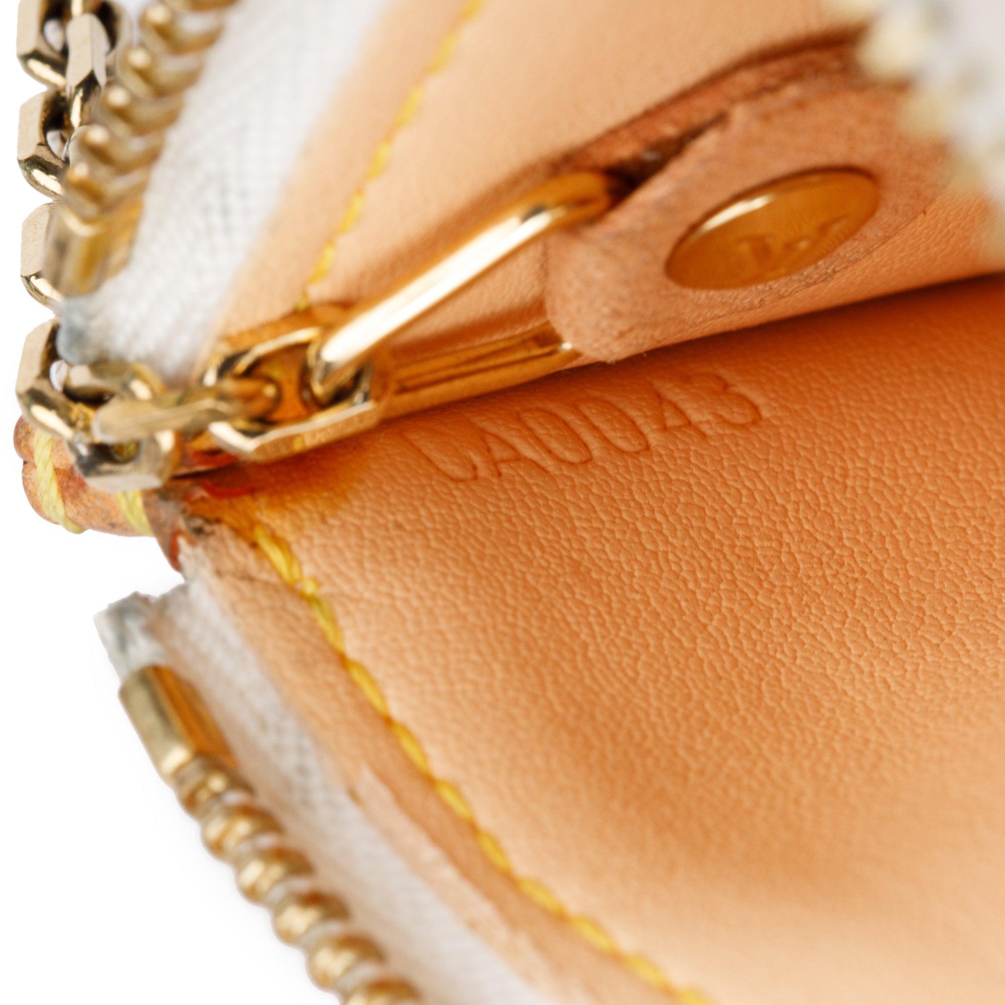 Louis Vuitton White Multicolore Key Pouch