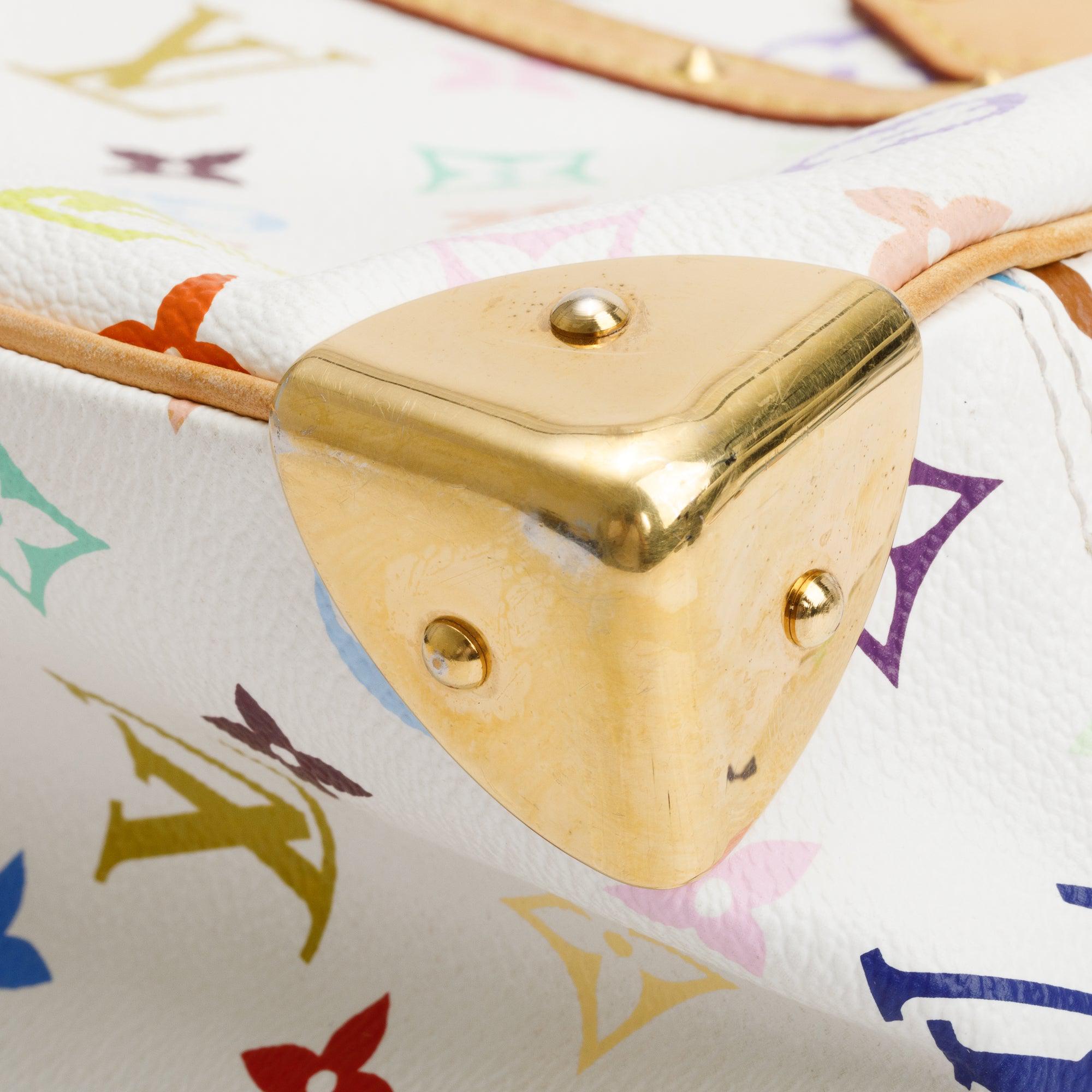 Louis Vuitton White Multicolore Monogram Trouville