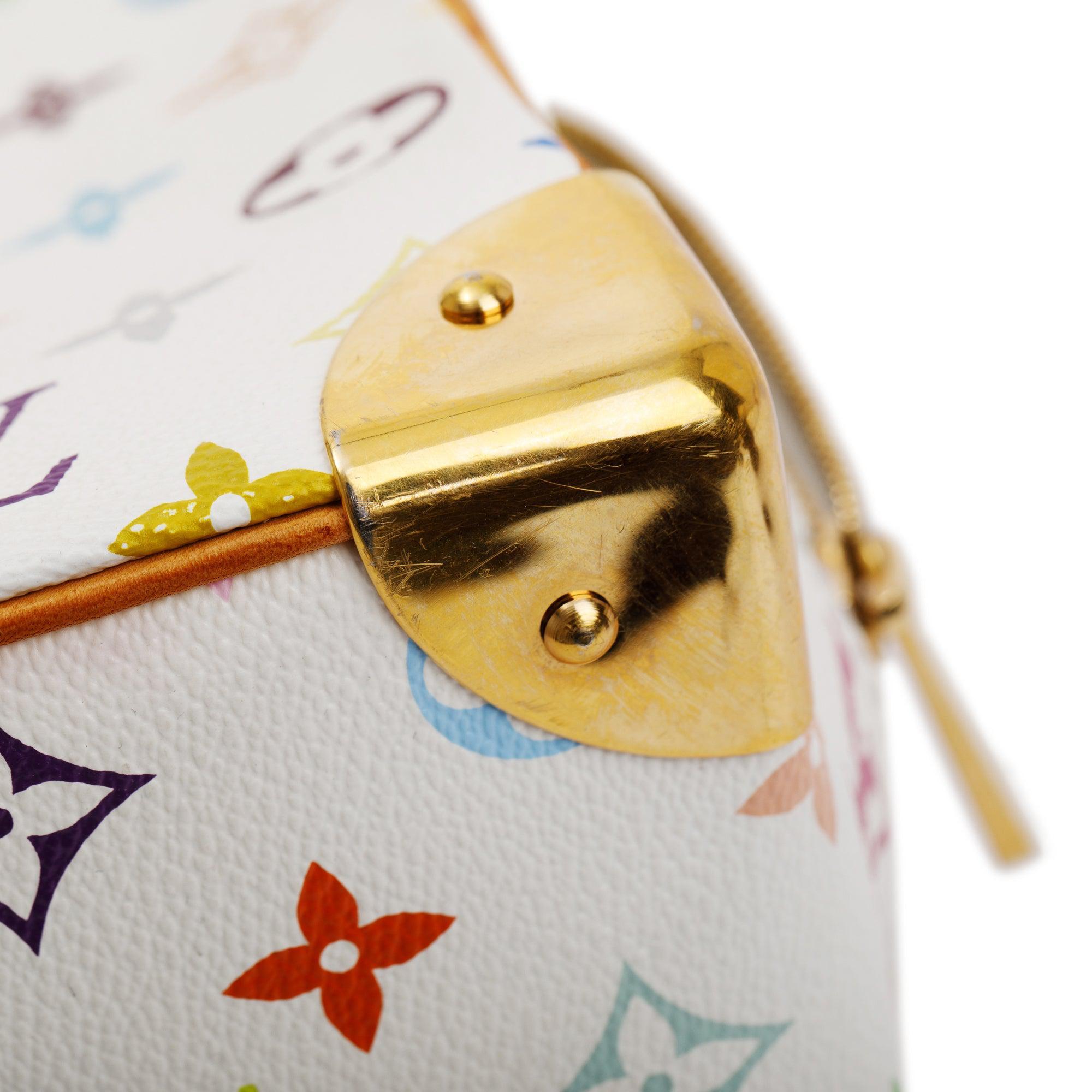 Louis Vuitton White Multicolore Monogram Trouville
