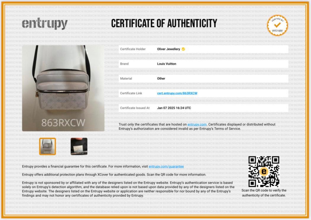 Louis Vuitton White Taigarama Outdoor Messenger Bag