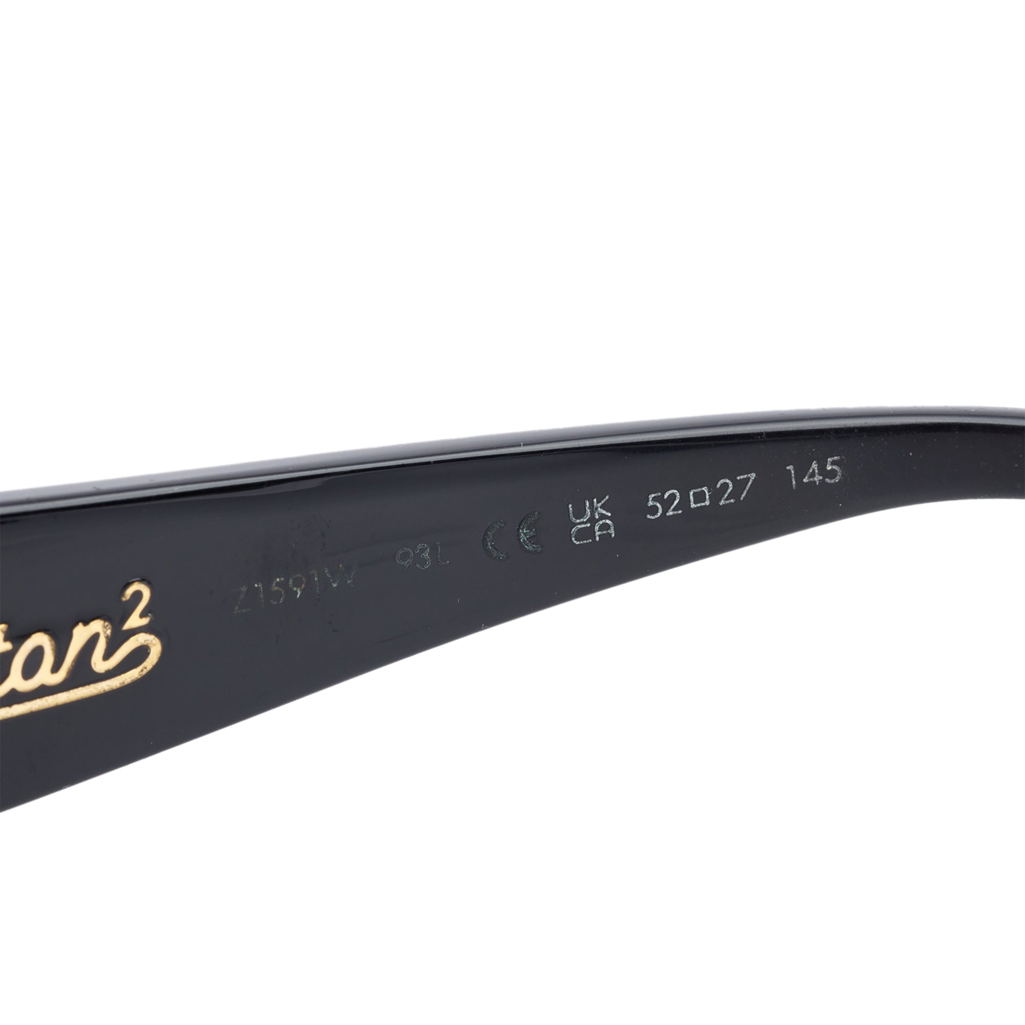 Louis Vuitton X Nigo 2021 Black Acetate 1.1 Zillionaires Sunglasses w/ Box & Case