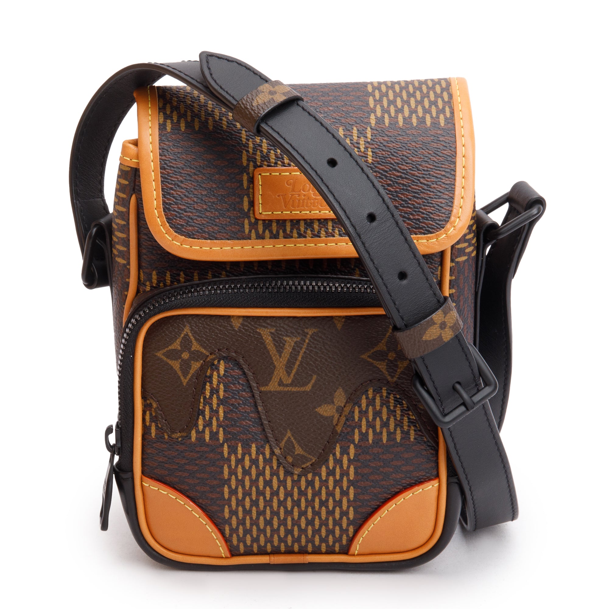 Louis Vuitton X Nigo Giant Damier Ebene Nano Amazone Messenger Bag w/ Box