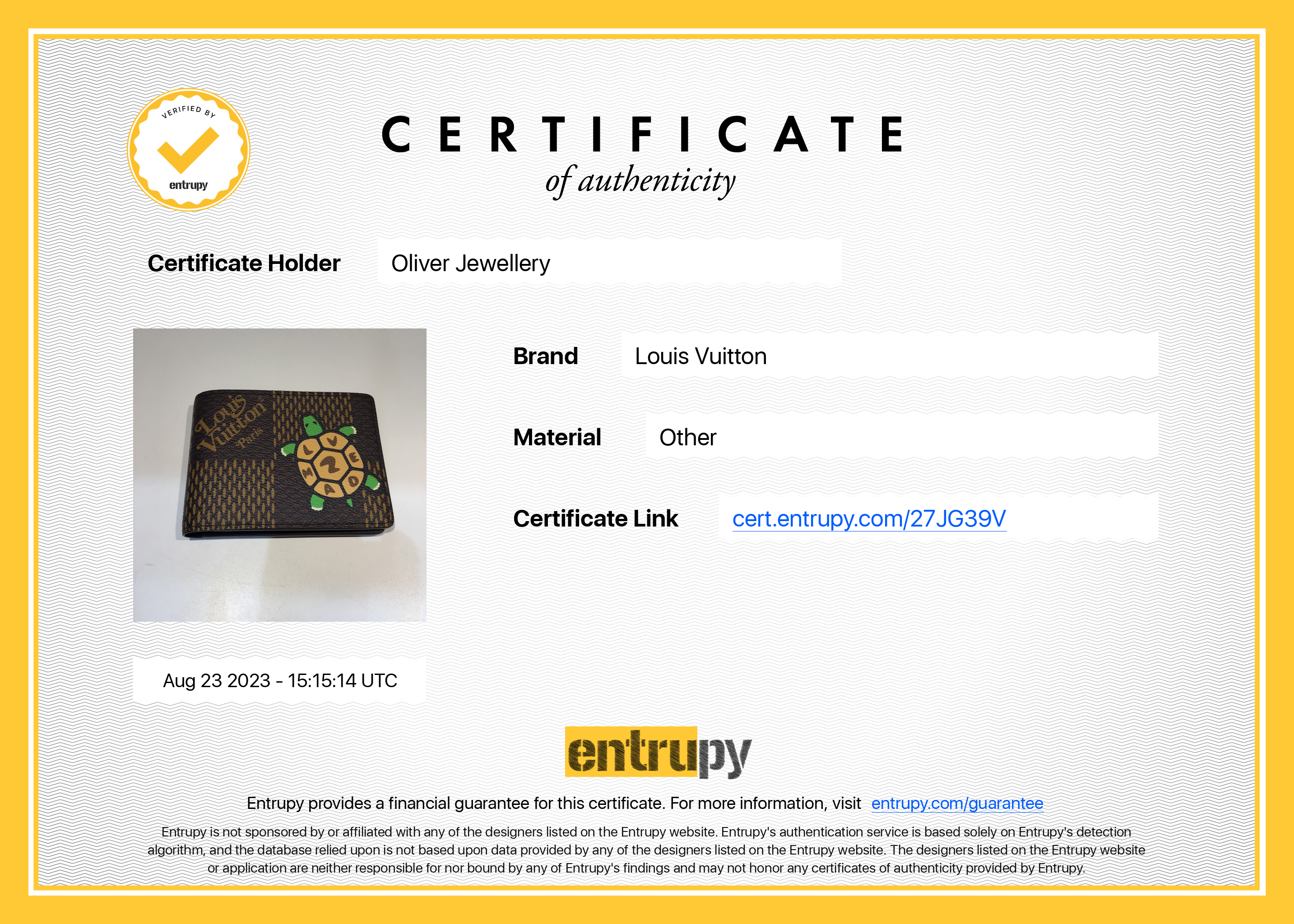 Louis Vuitton X Nigo Turtle Giant Damier Ebene Multiple Wallet w/ Box