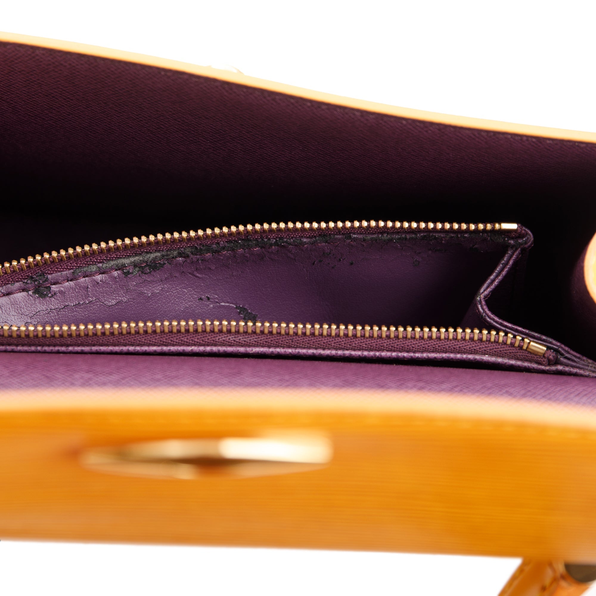 Louis Vuitton Yellow Epi Leather Malesherbes Handle Bag