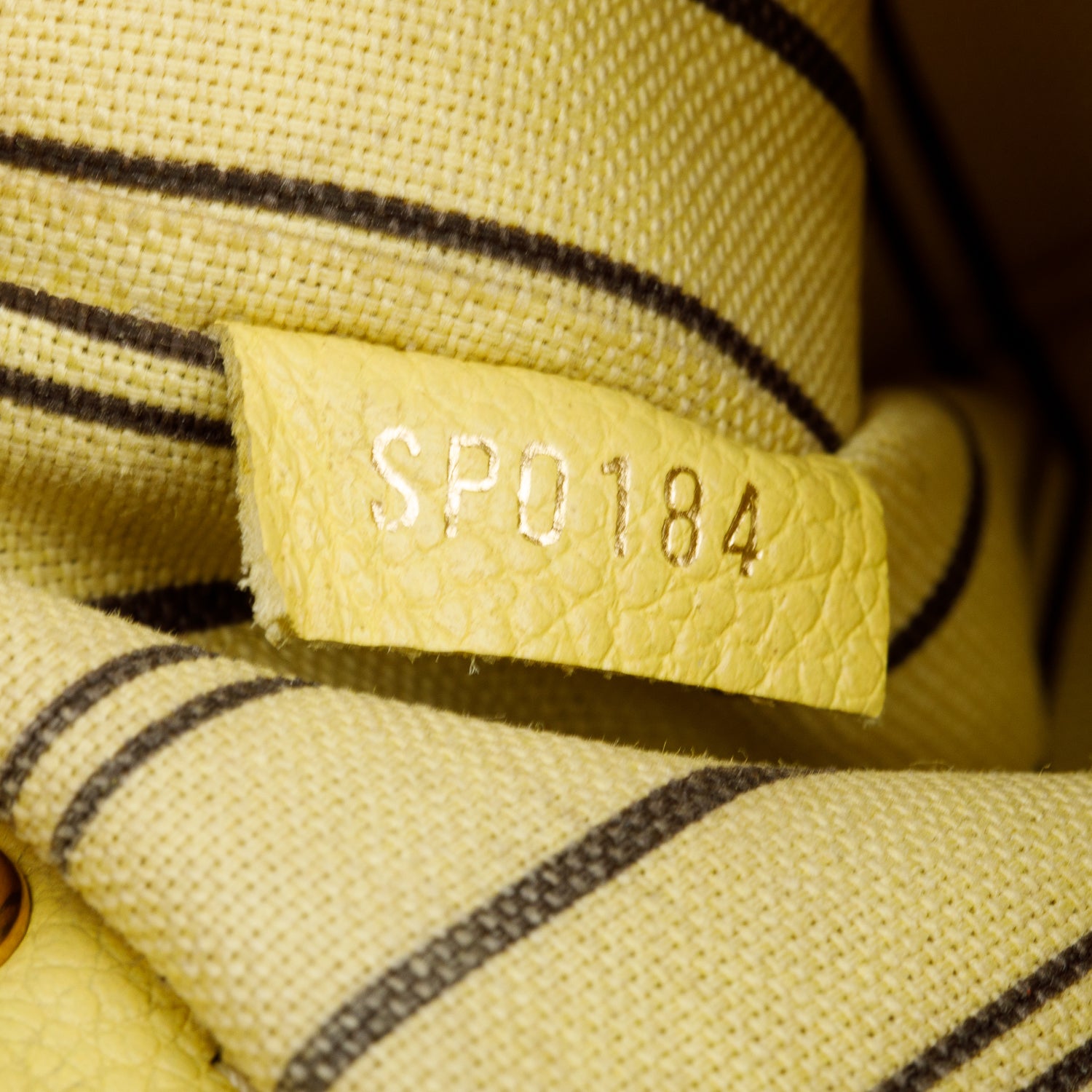 Louis Vuitton Yellow Monogram Empreinte Leather Montaigne BB w/ Strap