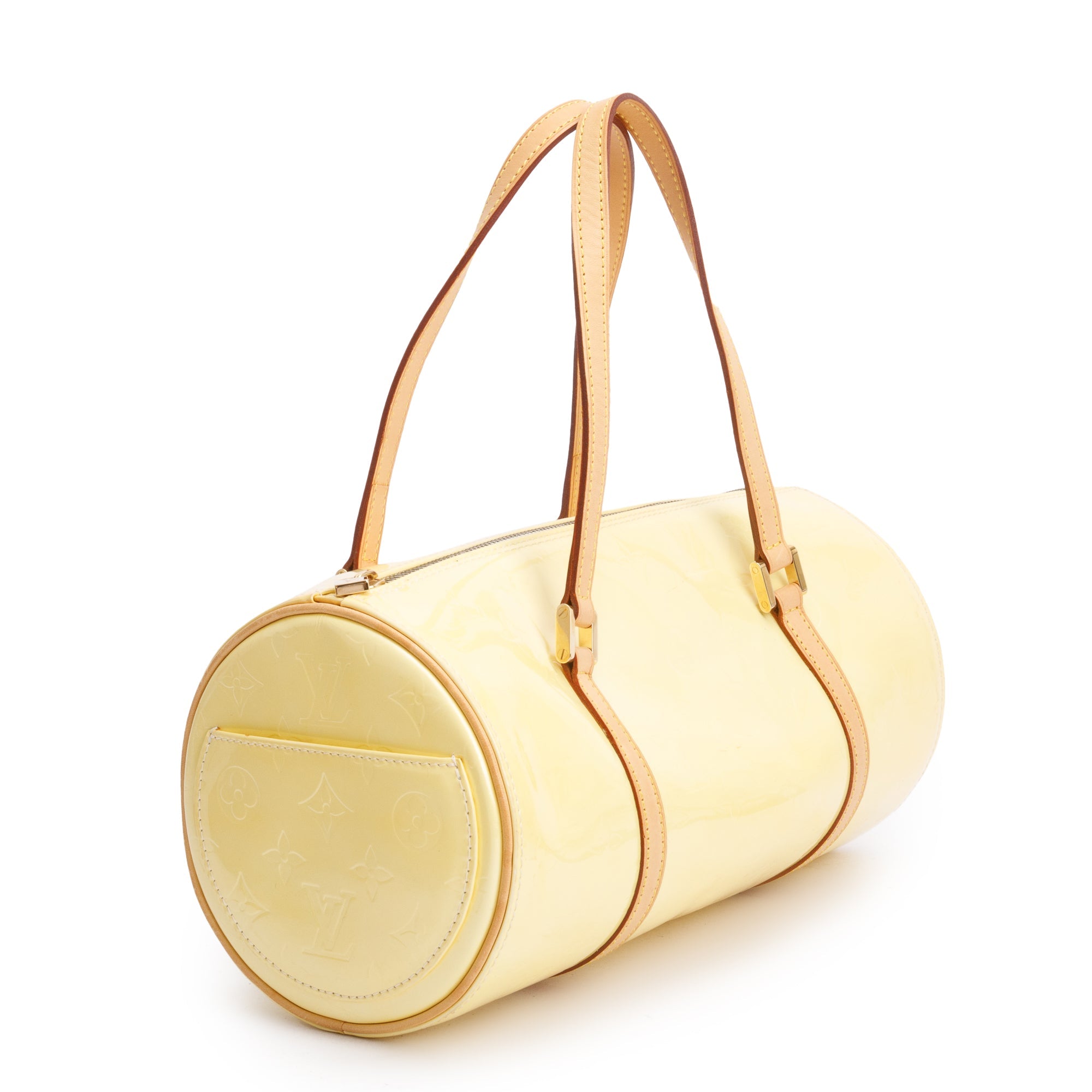 Louis Vuitton Yellow Monogram Vernis Bedford Bag