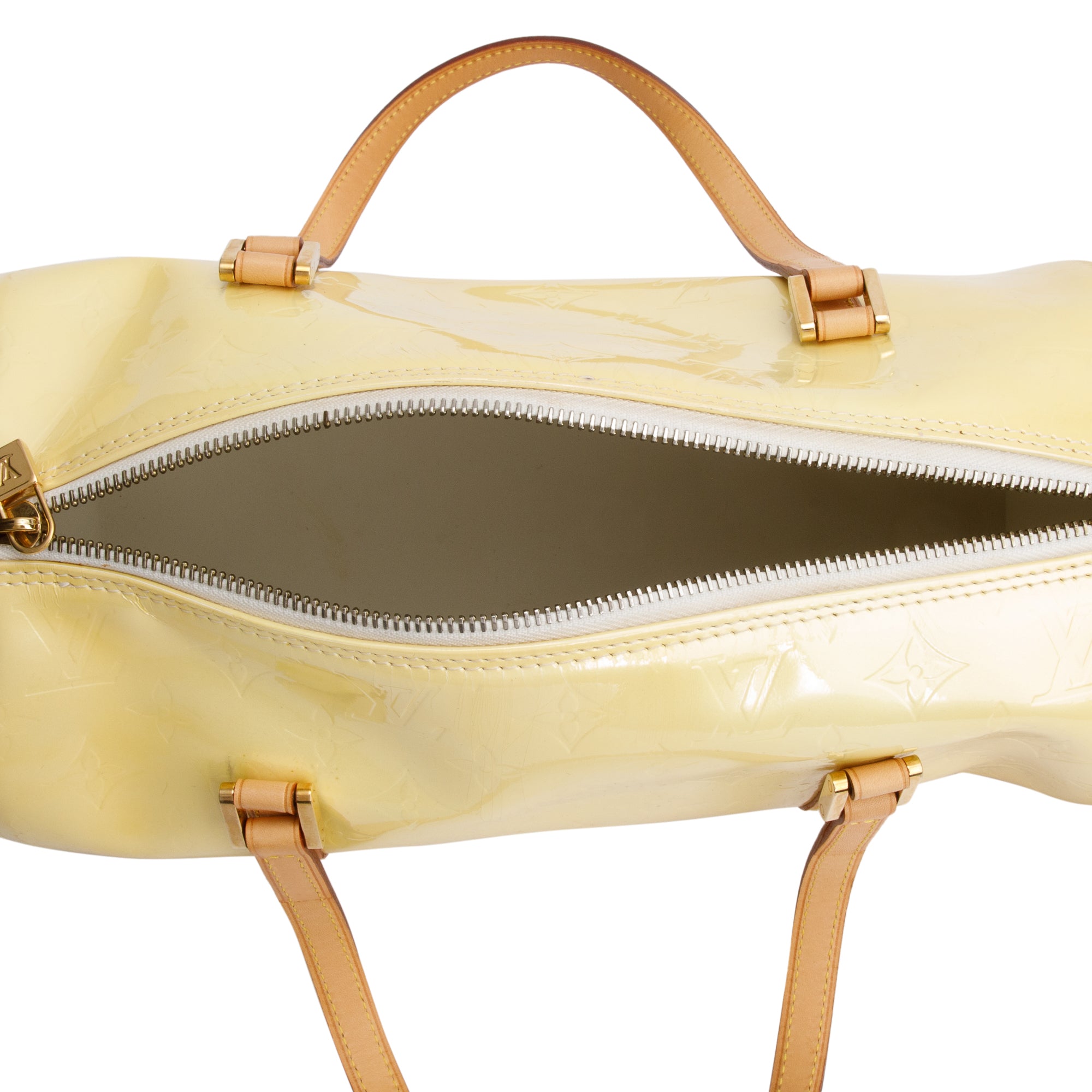 Louis Vuitton Yellow Monogram Vernis Bedford Bag